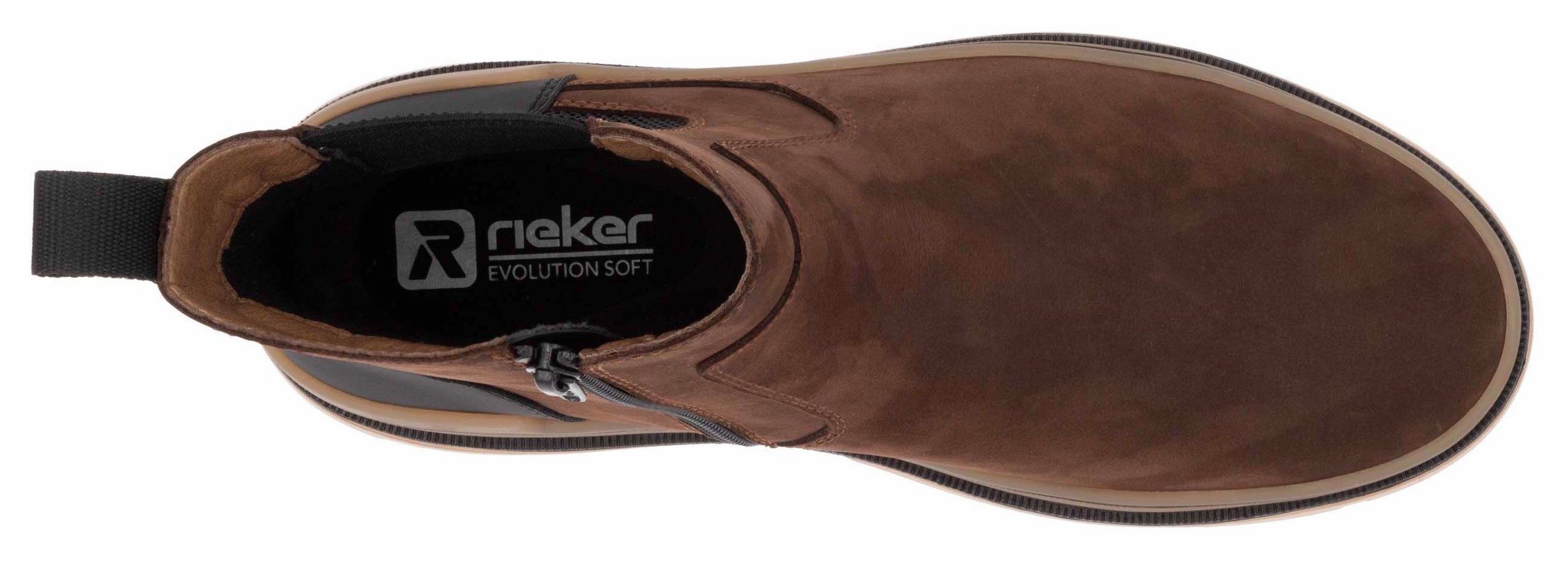 Rieker EVOLUTION Chelsea-boots instaplaarzen, enkellaarsjes met praktische binnenrits