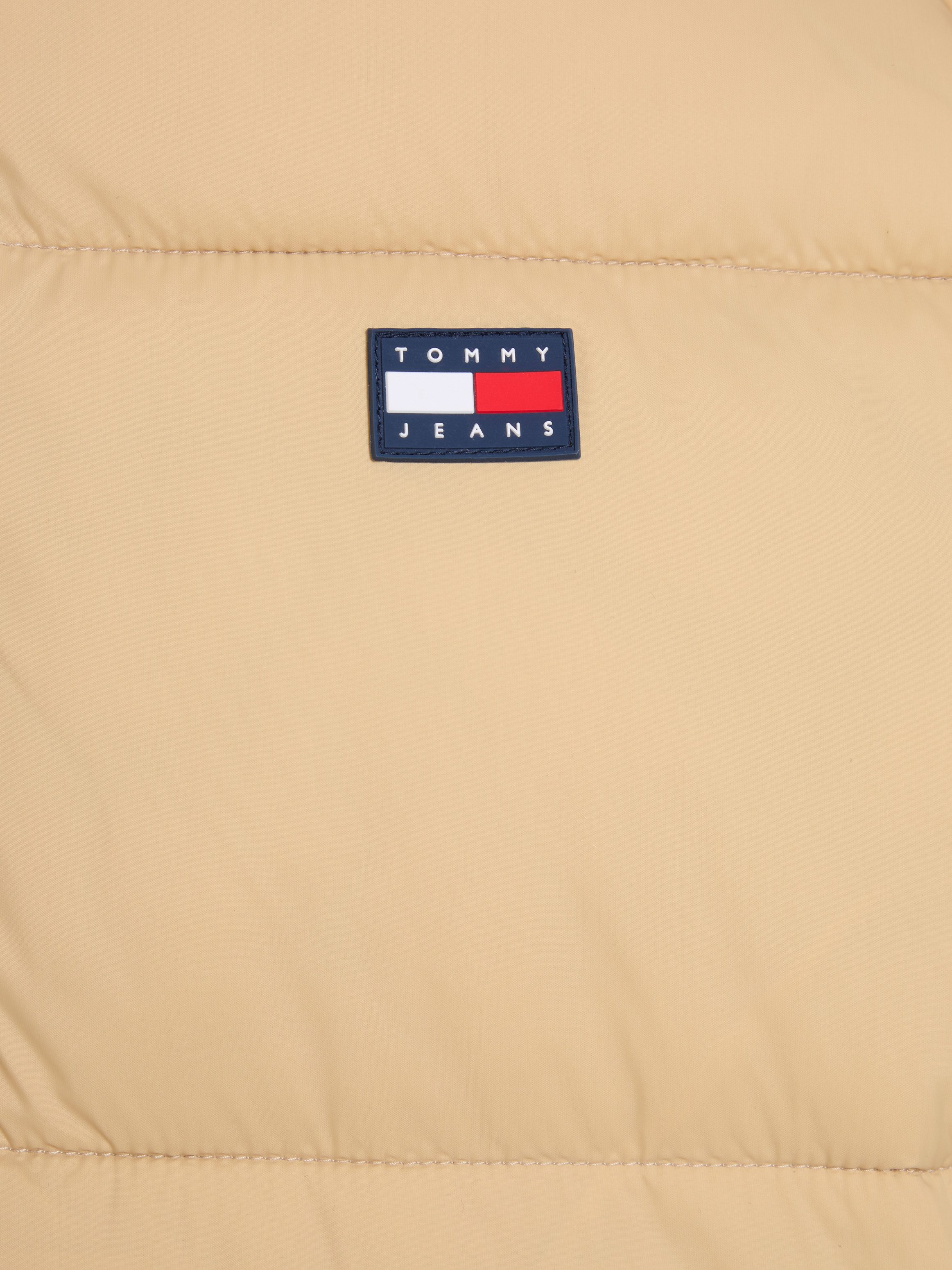 TOMMY JEANS Gewatteerde jas TJM POLY PUFFER EXT Winterjas met staande kraag, gevoerd teddy, binnenzakken