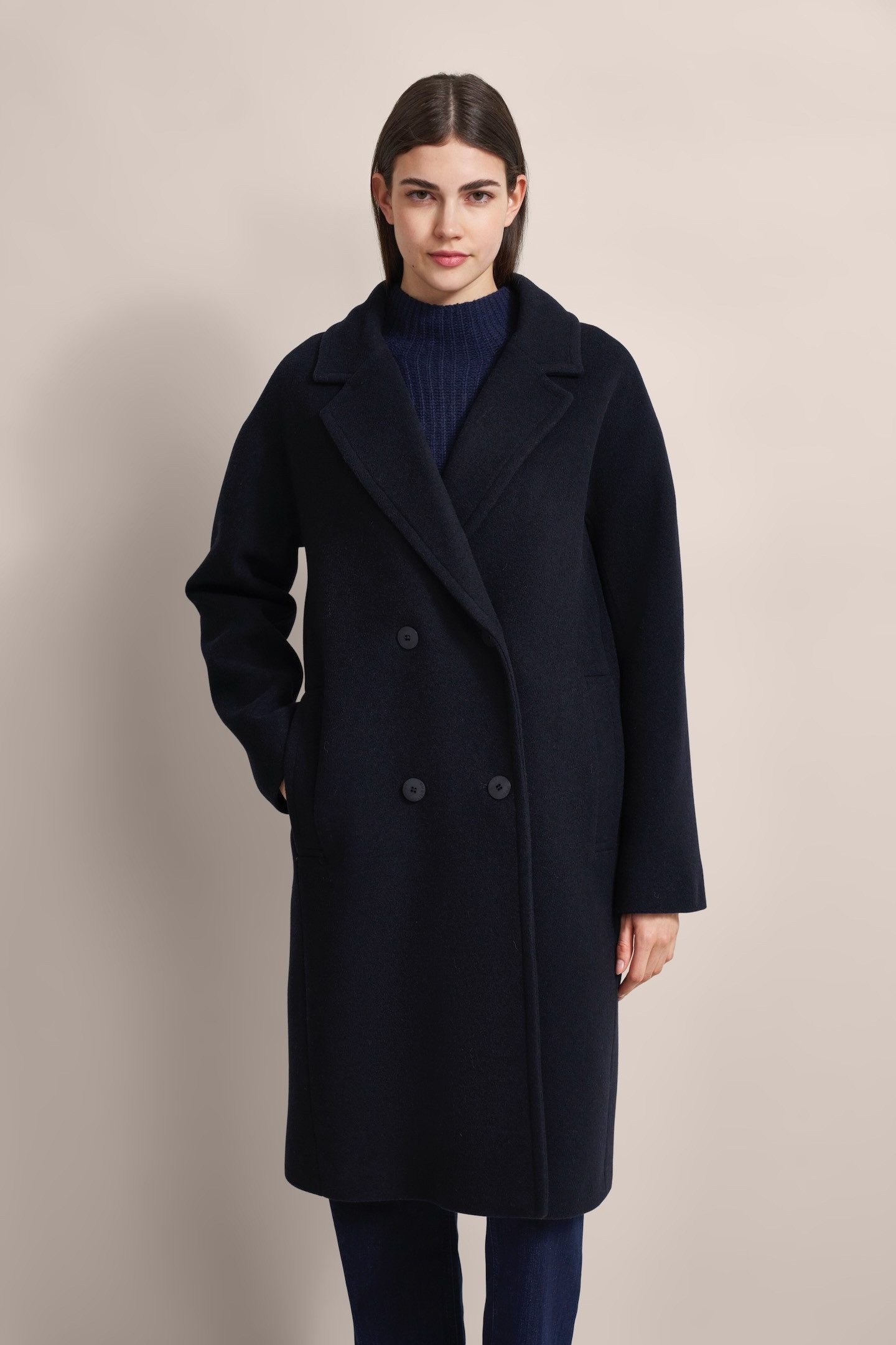 Bugatti Korte jas in oversized-look