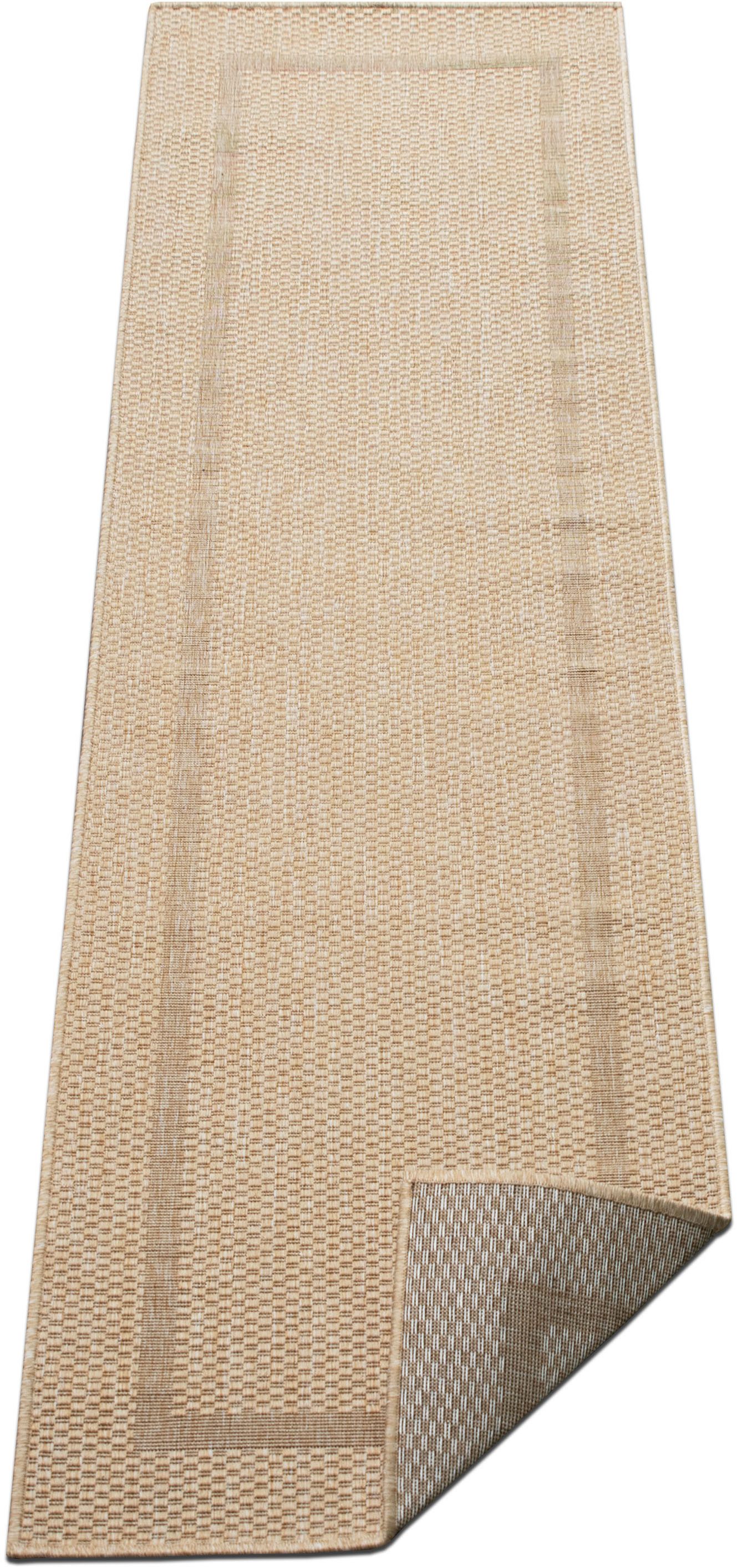 my home Vloerkleed Venetië rand is ook als loper verkrijgbaar Geschikt voor binnen en buiten, sisal-look, weerbestendig & uv-bestendig