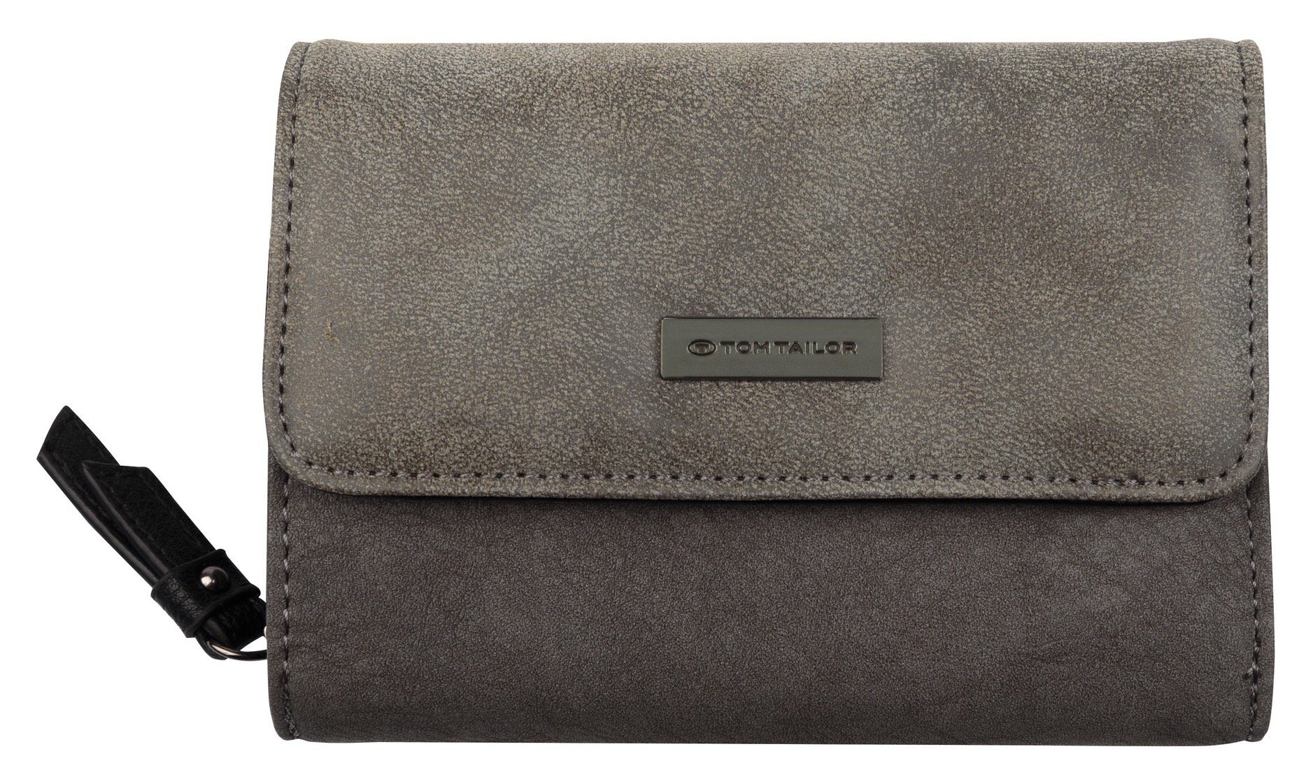 Tom Tailor Portemonnee Elin harmonieuze materiaalmix met licht contrasterende stiksels