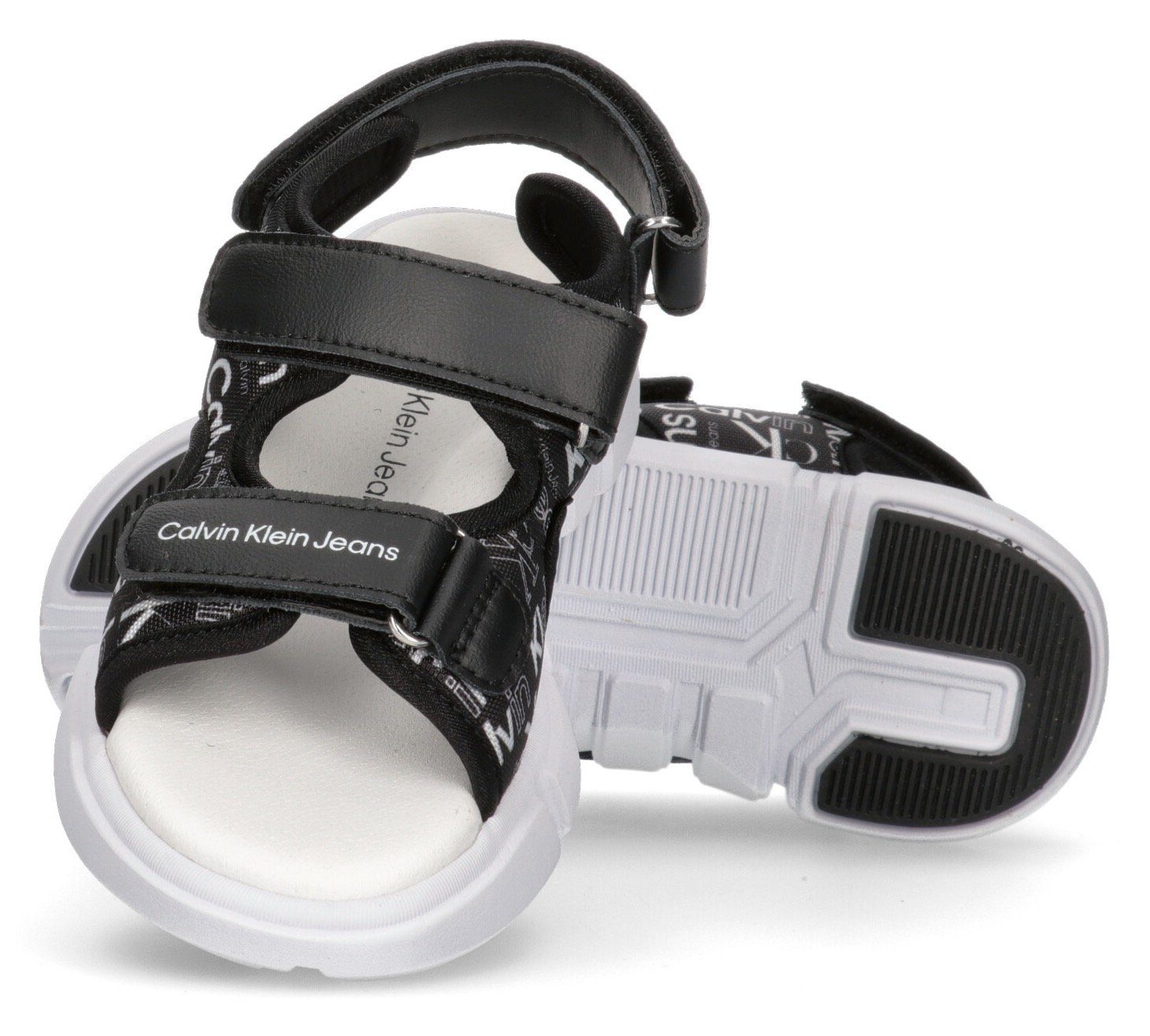 Calvin Klein Sandalen VELCRO SANDAL zomerschoen, klittenbandschoen, sandaal, met 3 klittenbandsluitingen