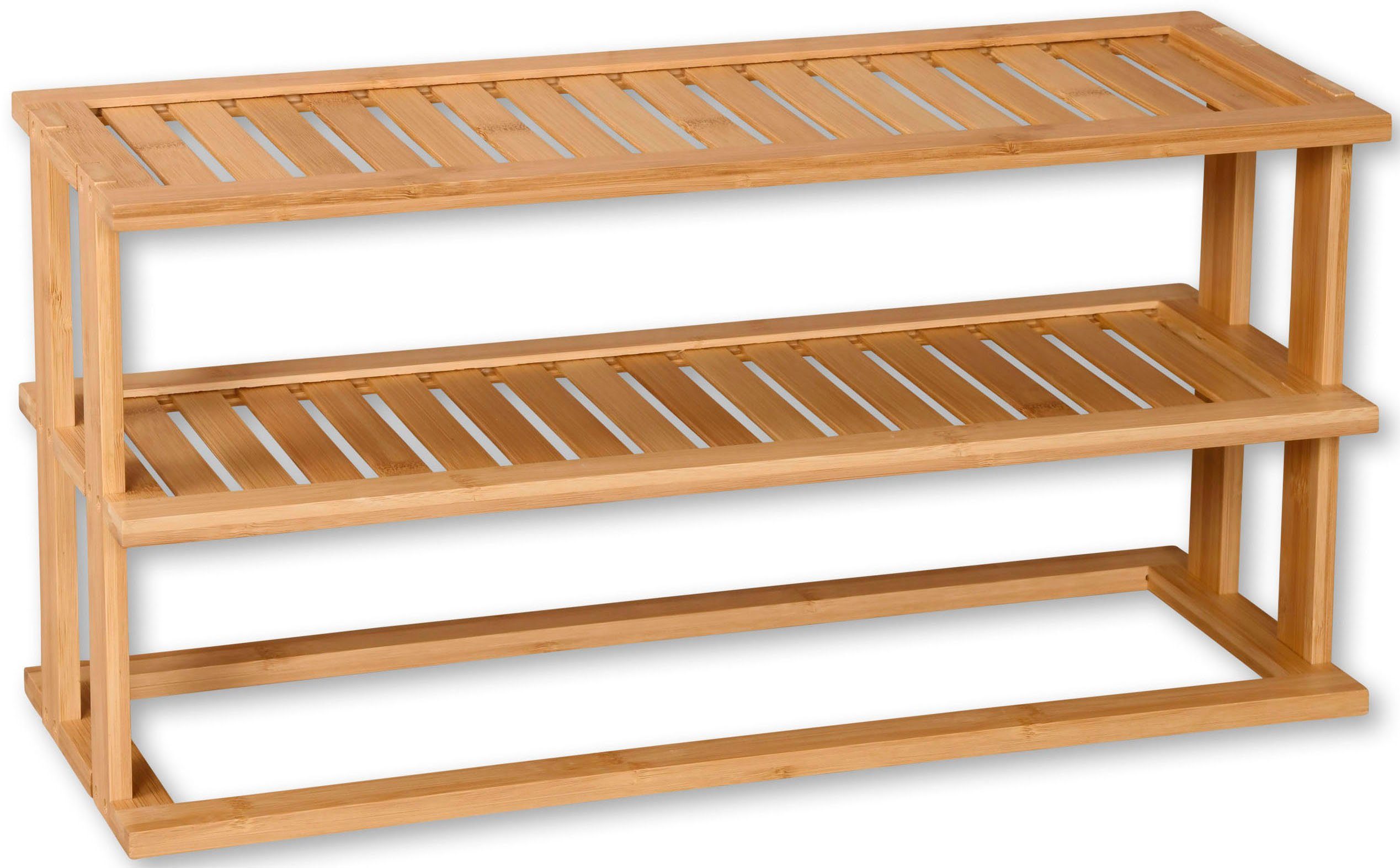 KESPER for kitchen & home Stellingkast uit 100% fsc-gecertificeerd hout (1 stuk) rekken beige