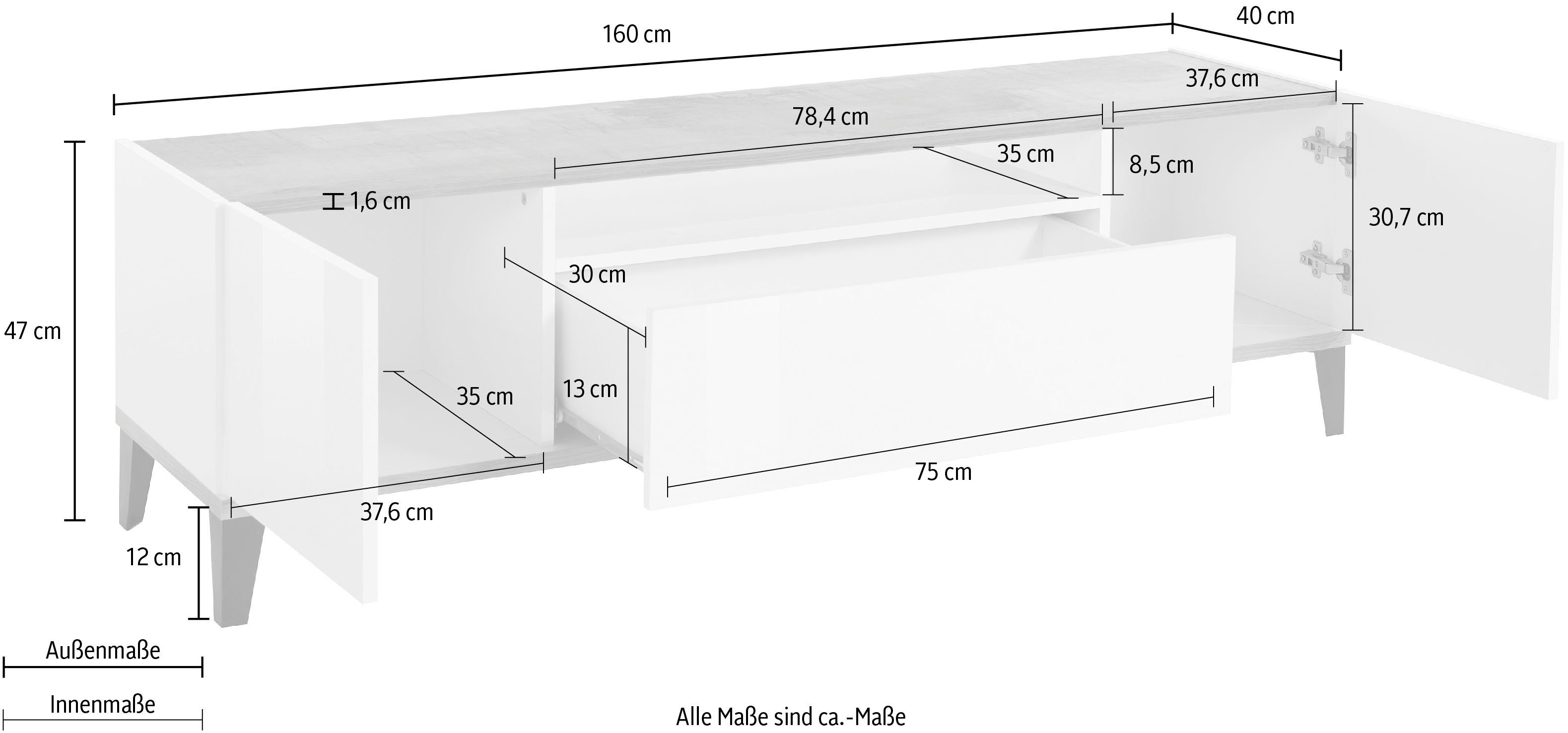 INOSIGN Tv-meubel Sunrise TV-meubel, TV-kast
