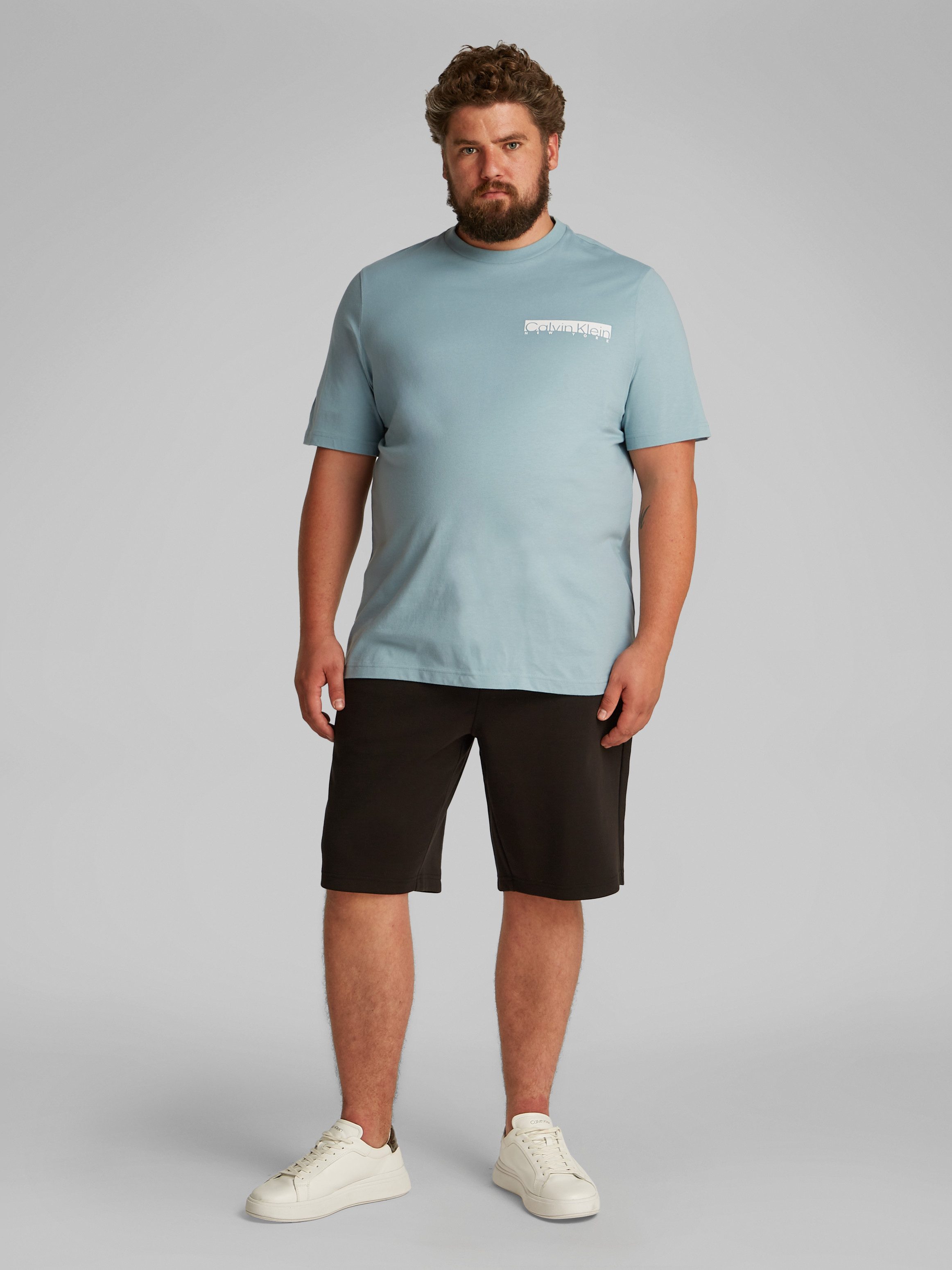 Calvin Klein Shirt met ronde hals BT_NY CHEST BOX LOGO T-SHIRT