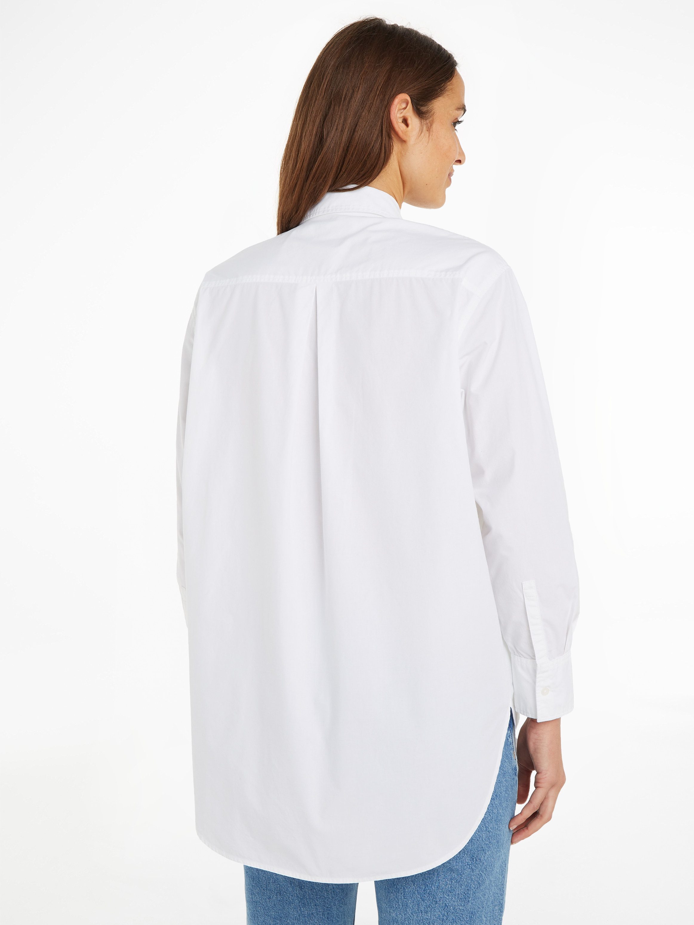 Calvin Klein Lange blouse LONG COTTON UTILITY LS SHIRT