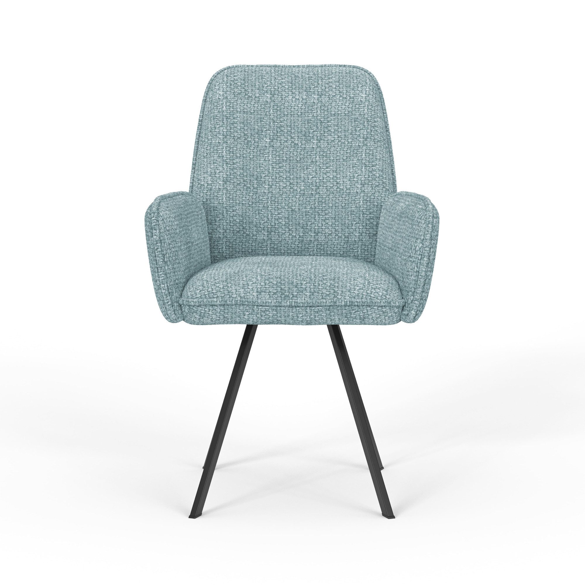 Home affaire Stoel met armleuningen Mily eetkamerstoel, gestoffeerde fauteuil, woonstoel, eetstoel met armleuningen (set, 2 stuks)