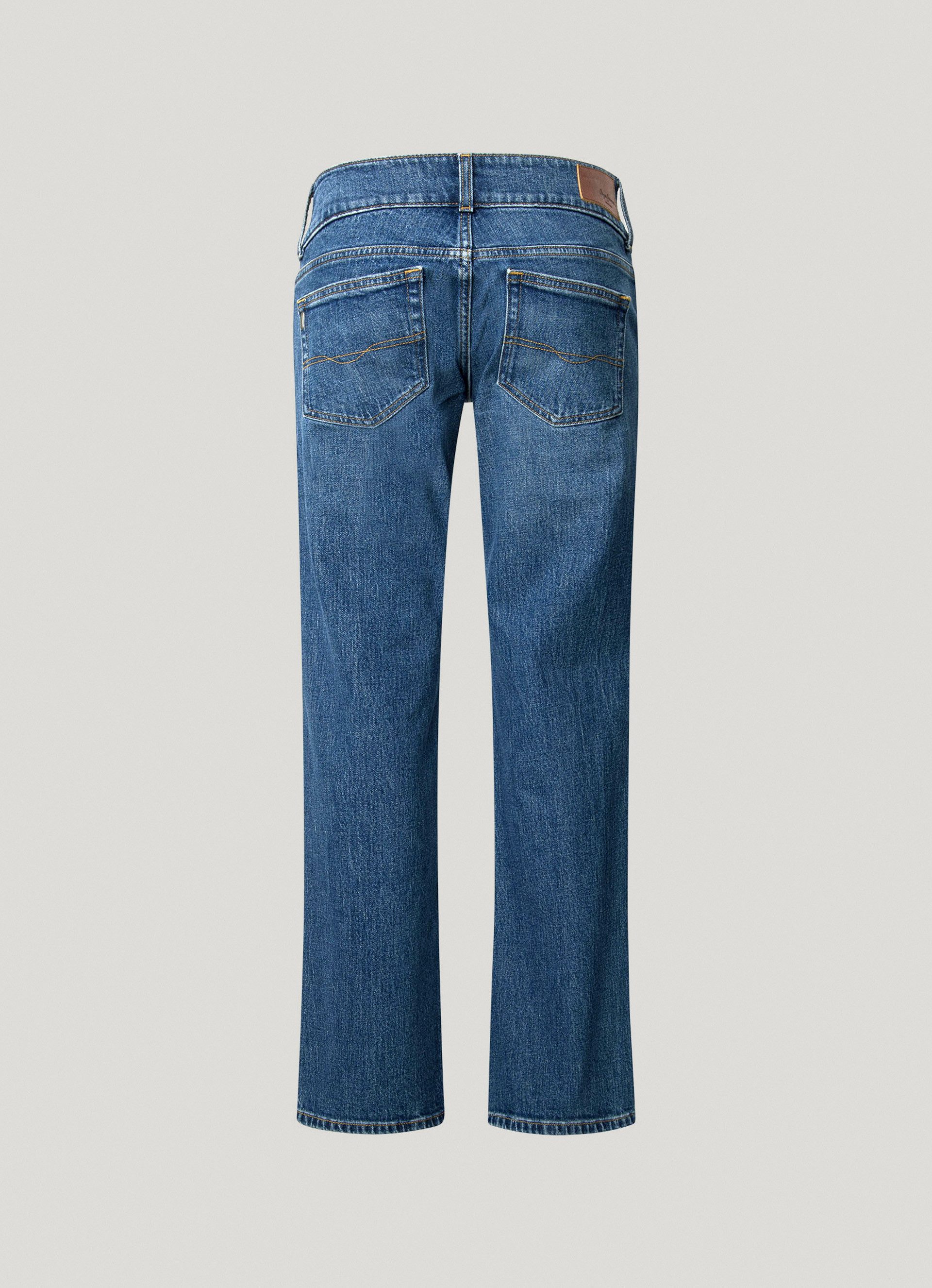 Pepe Jeans Straight jeans LW met dubbele knoopsluiting