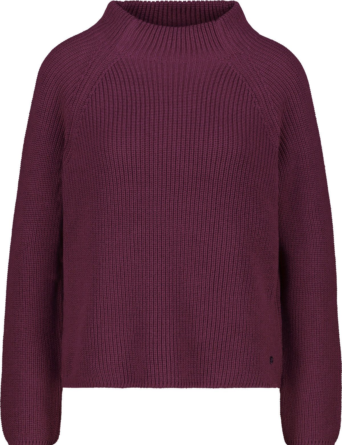 Monari Gebreide Trui Basic parelsteek Regular fit met ronde hals