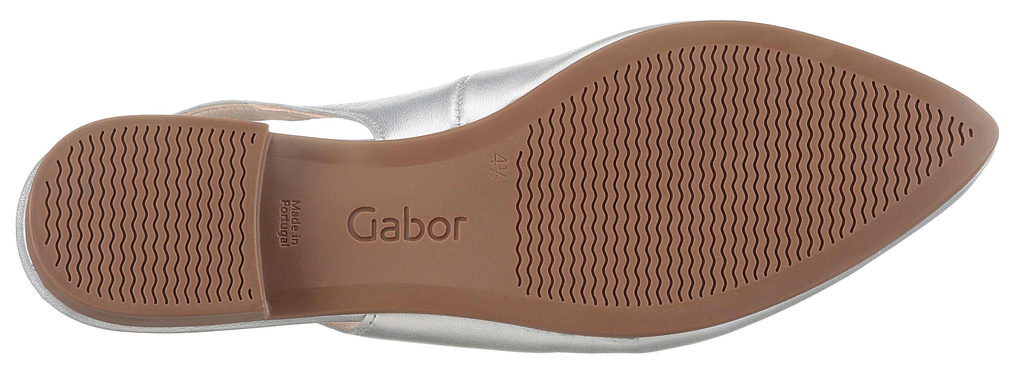 Gabor Slingback pumps , blokhak, avondschoen, feestdag schoen in spitse vorm