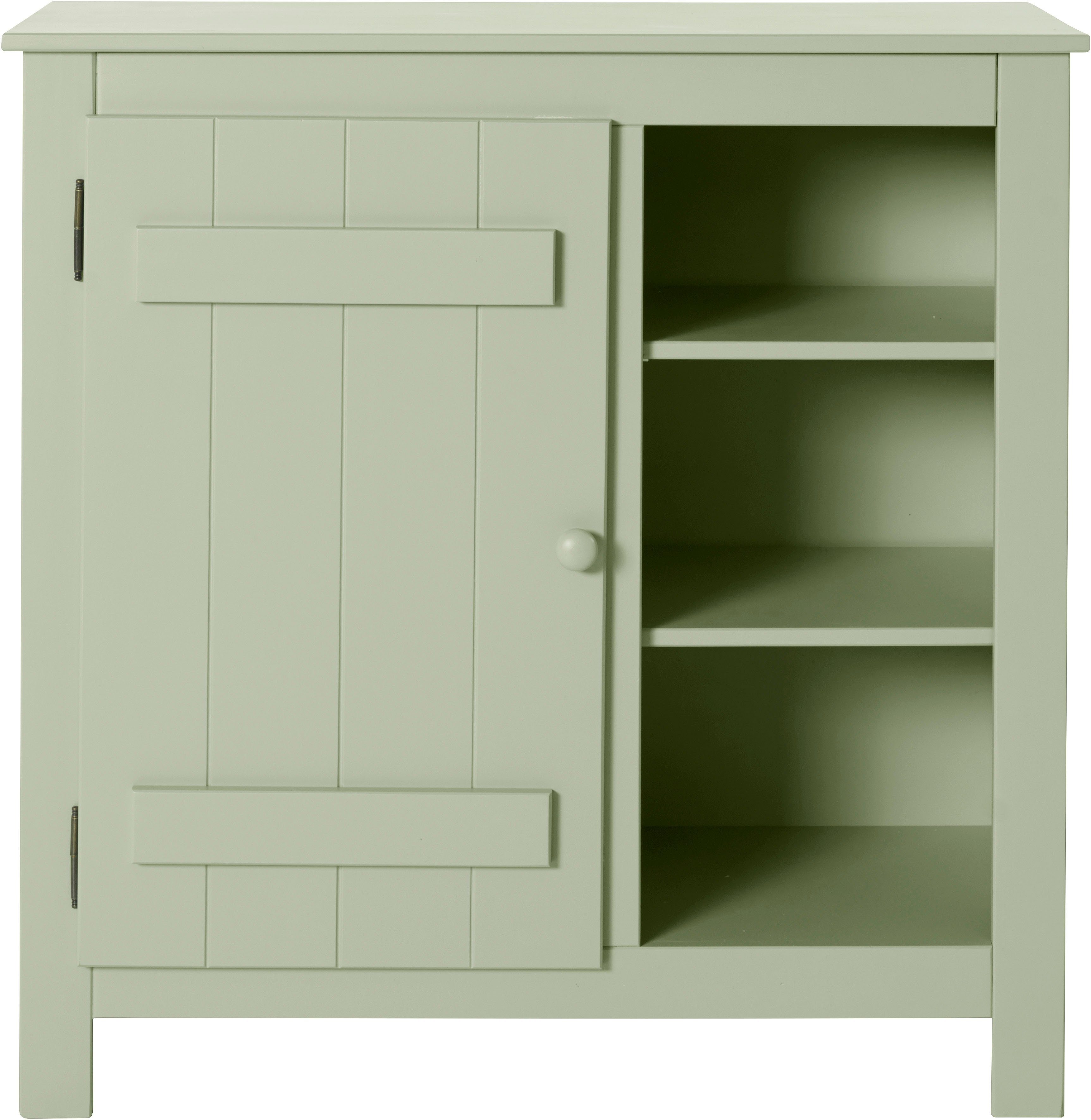 Home affaire Bergkast Bertram Massief hout, 4 verstelbare planken, magnetische sluiting, hoogte 90 cm