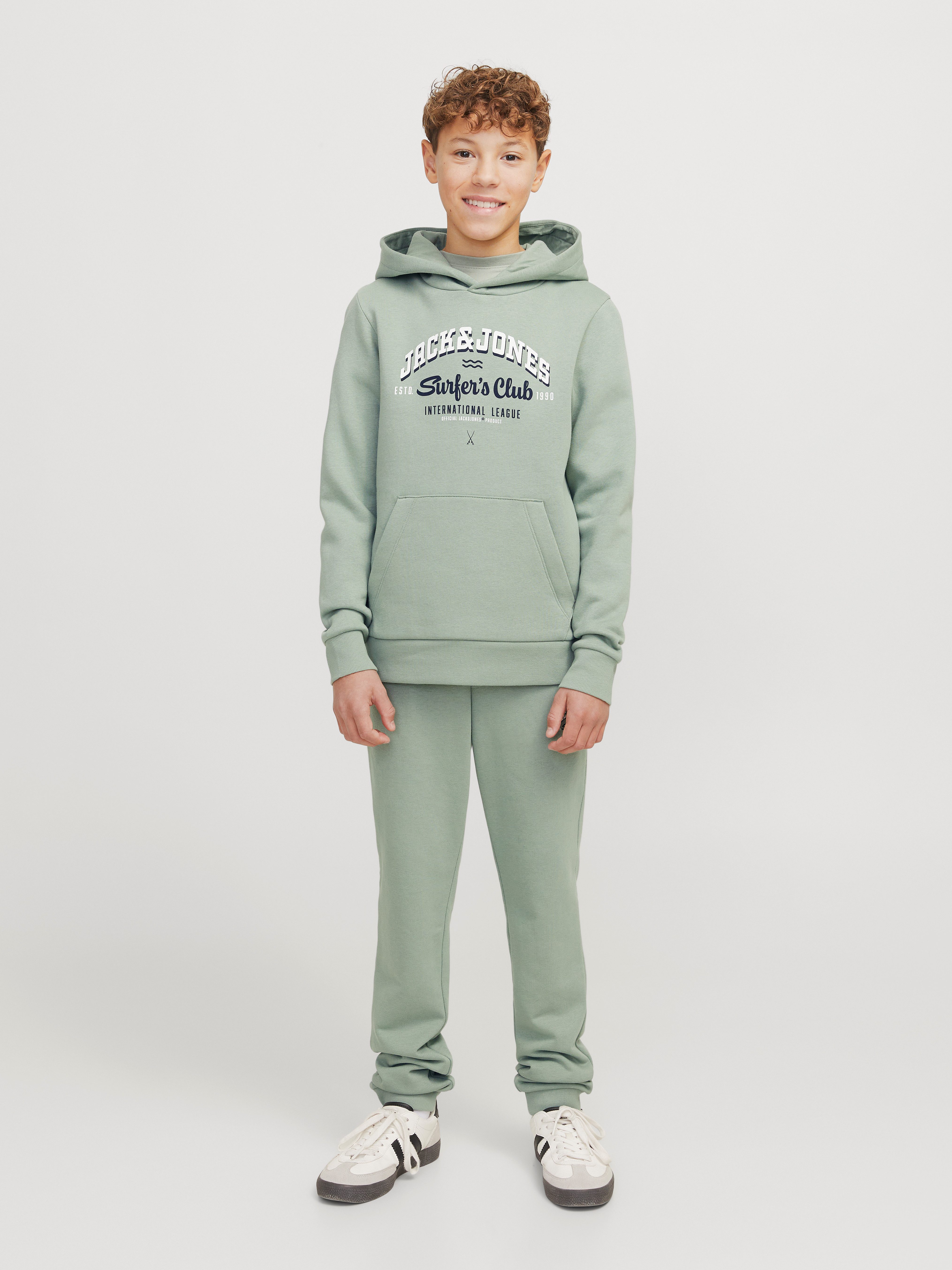 Jack & Jones Junior Hoodie JJELOGO SWEAT HOOD 2 COL 24 25 NOOS JNR