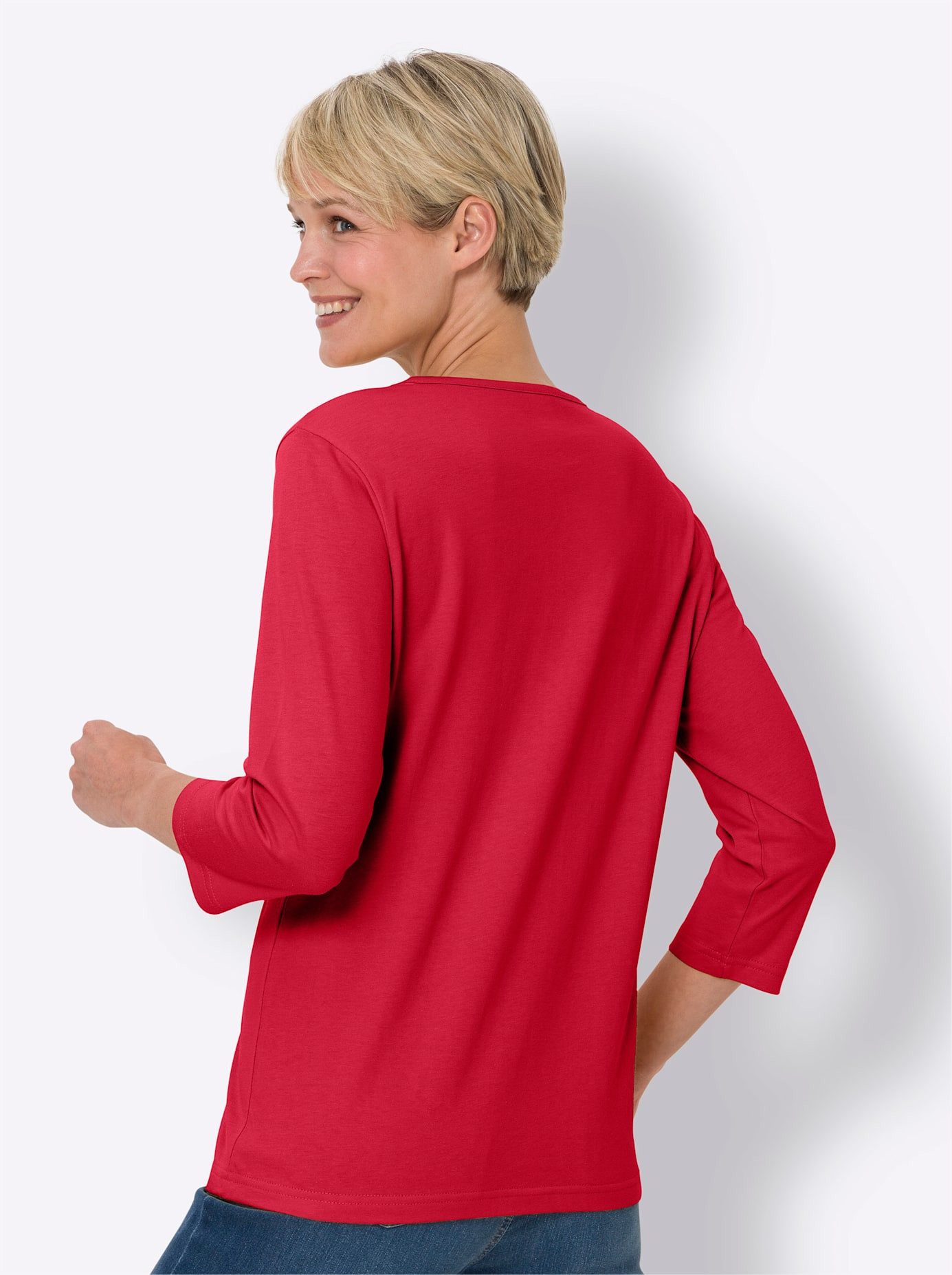 Classic Basics Shirt met 3/4 mouwen Shirt met 3/4-mouwen (1-delig)