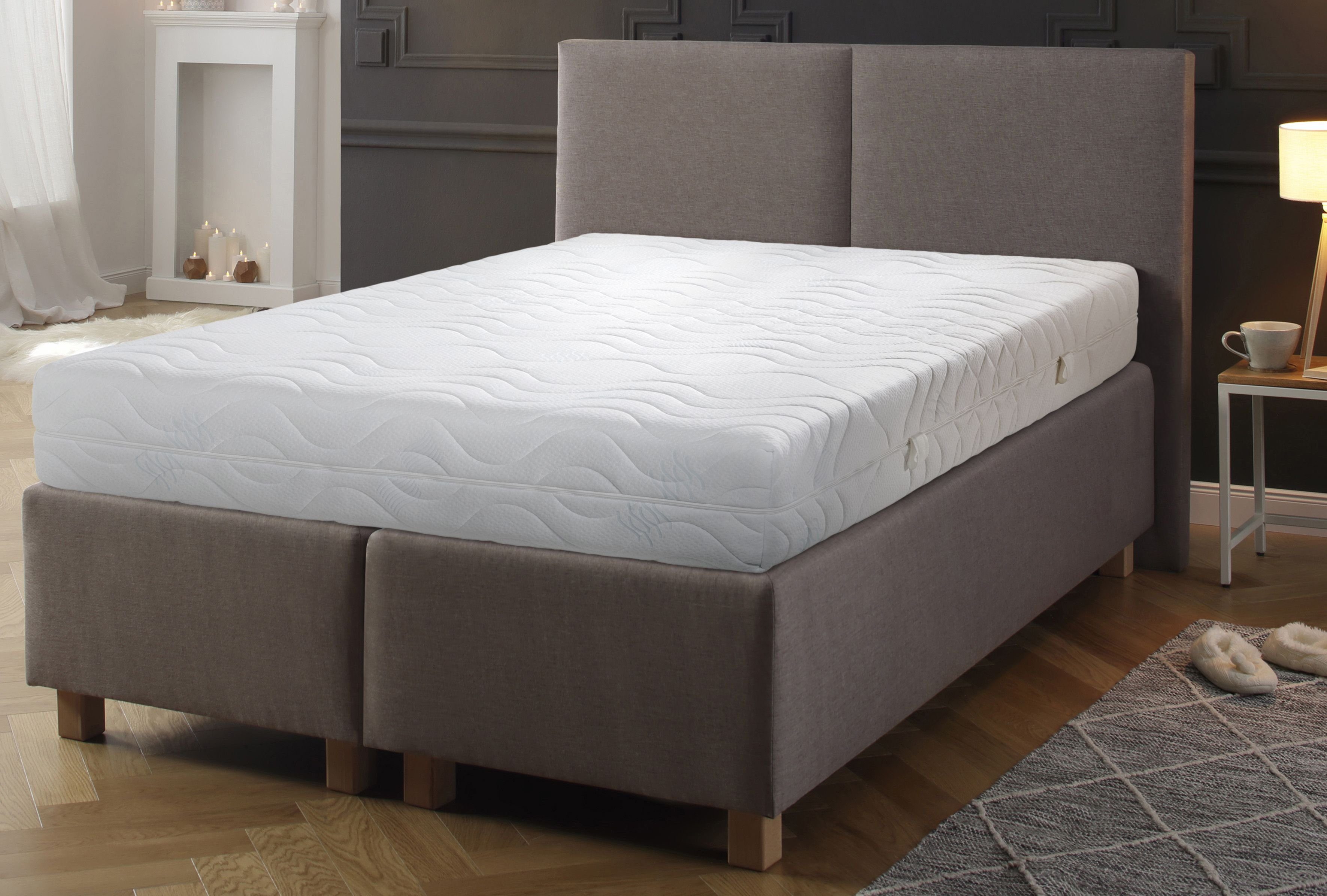 Beco Pocketveringsmatras 5 sterren TFK met polyester of natuurlijke katoenen bekleding, verschillende maten hoogte 29 cm