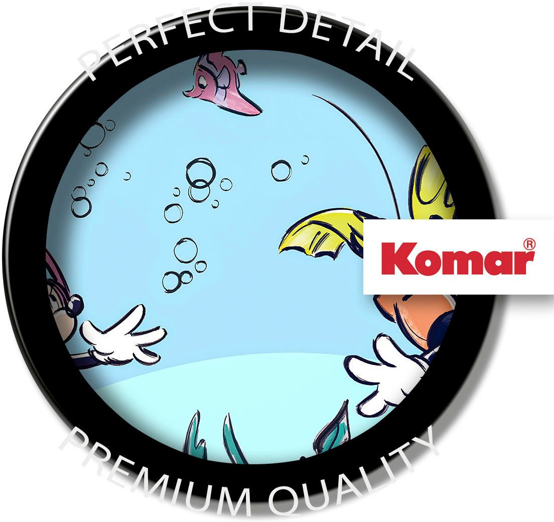 Komar Fotobehang Digitale print vlies - Mickey & Minnie Coral Reef - Afmeting 300 x 250 cm (1 stuk)