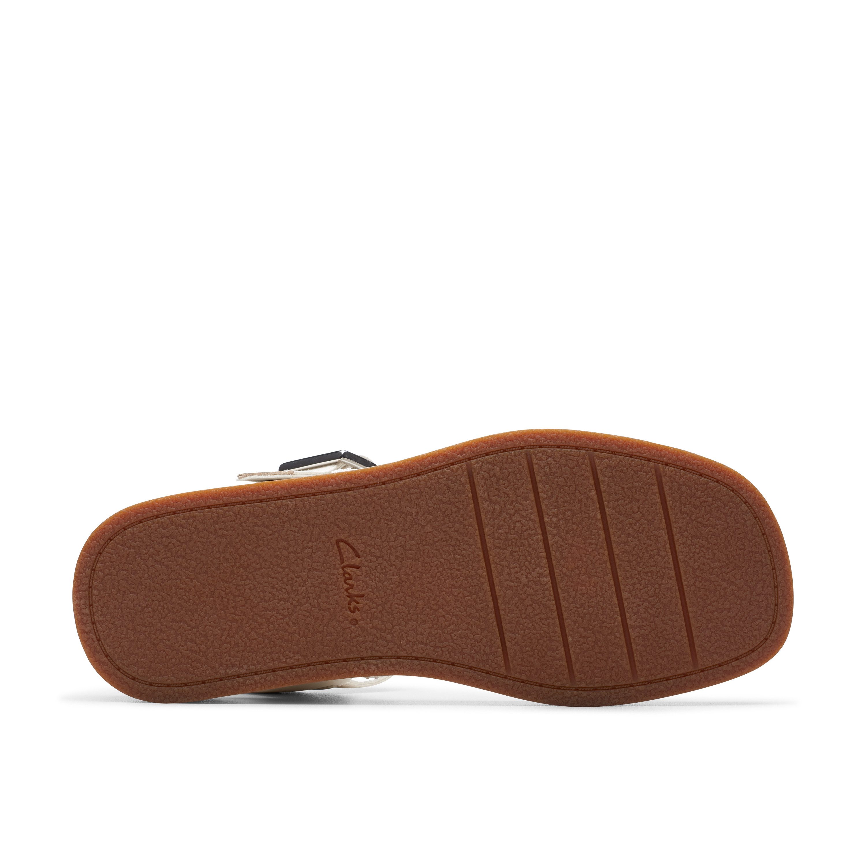 Clarks Sandalen Alda Strap , sandaal, flats met plateausool