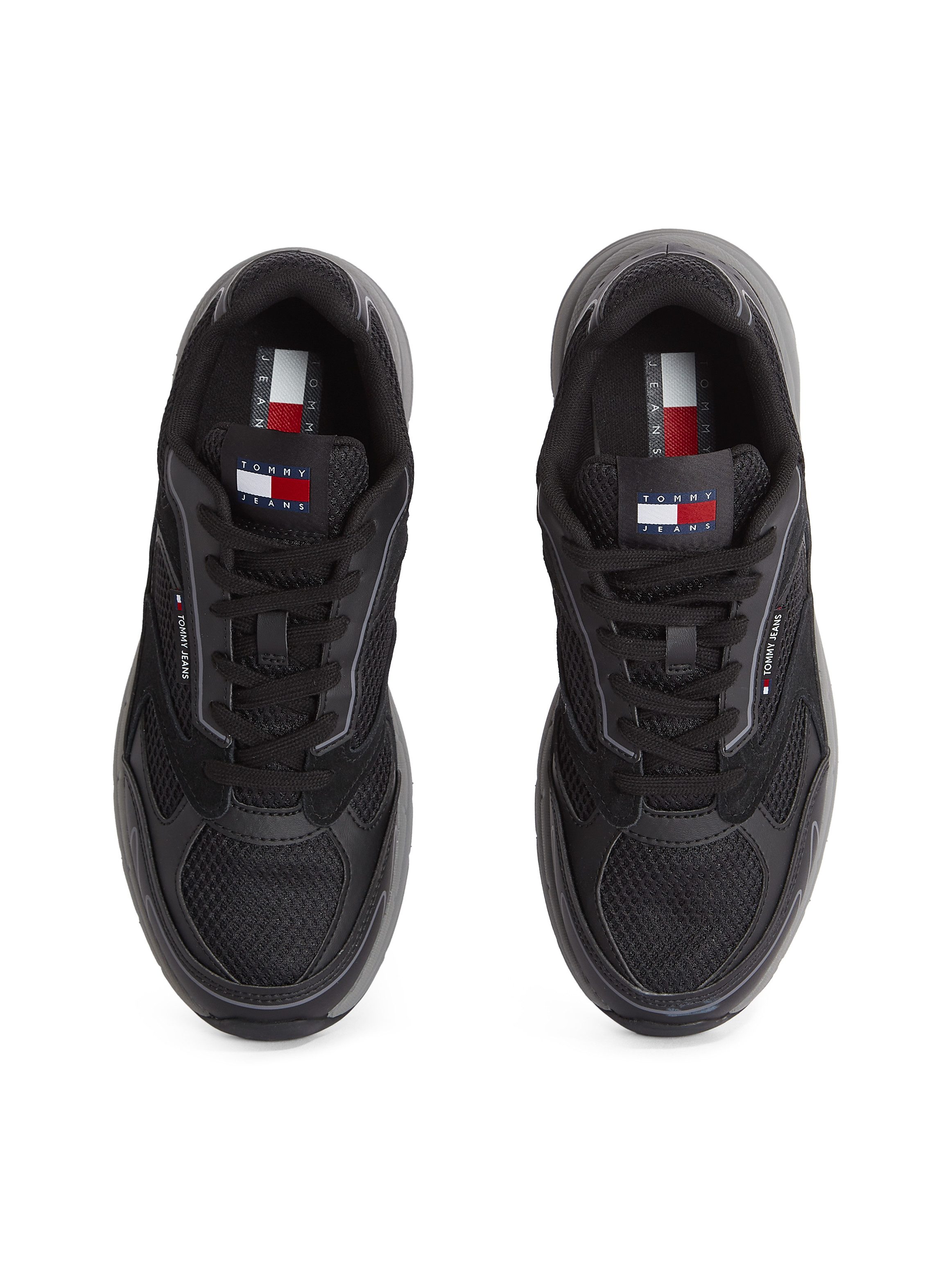 TOMMY JEANS Sneakers THE CONEY vrijetijdsschoen, lage schoen, veterschoen met zijlabel