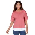 classic inspirationen 2-in-1-shirt (1-delig) rood