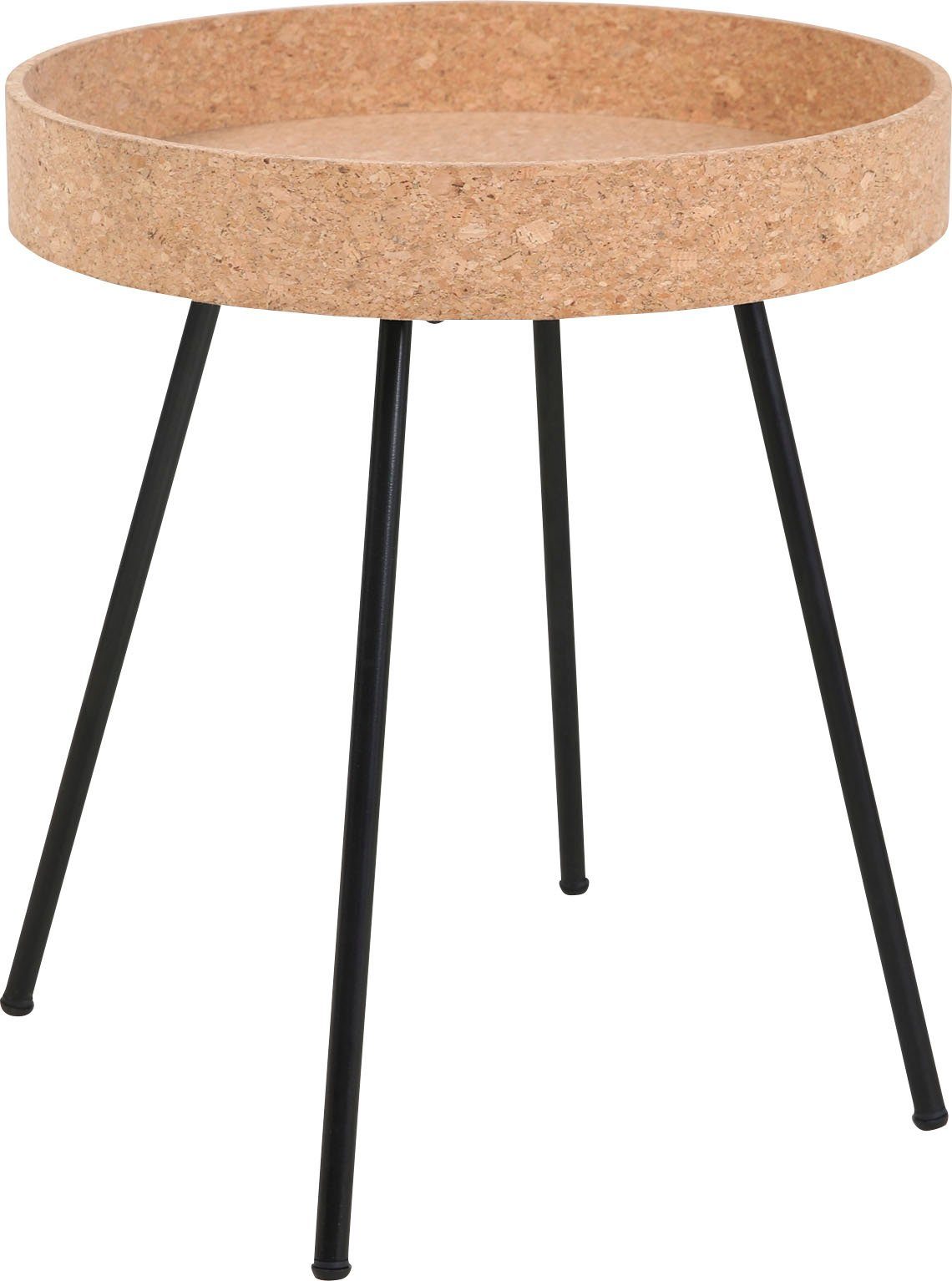 Home affaire Bijzettafel Tafelbladen van kurk (set, 2 stuks)