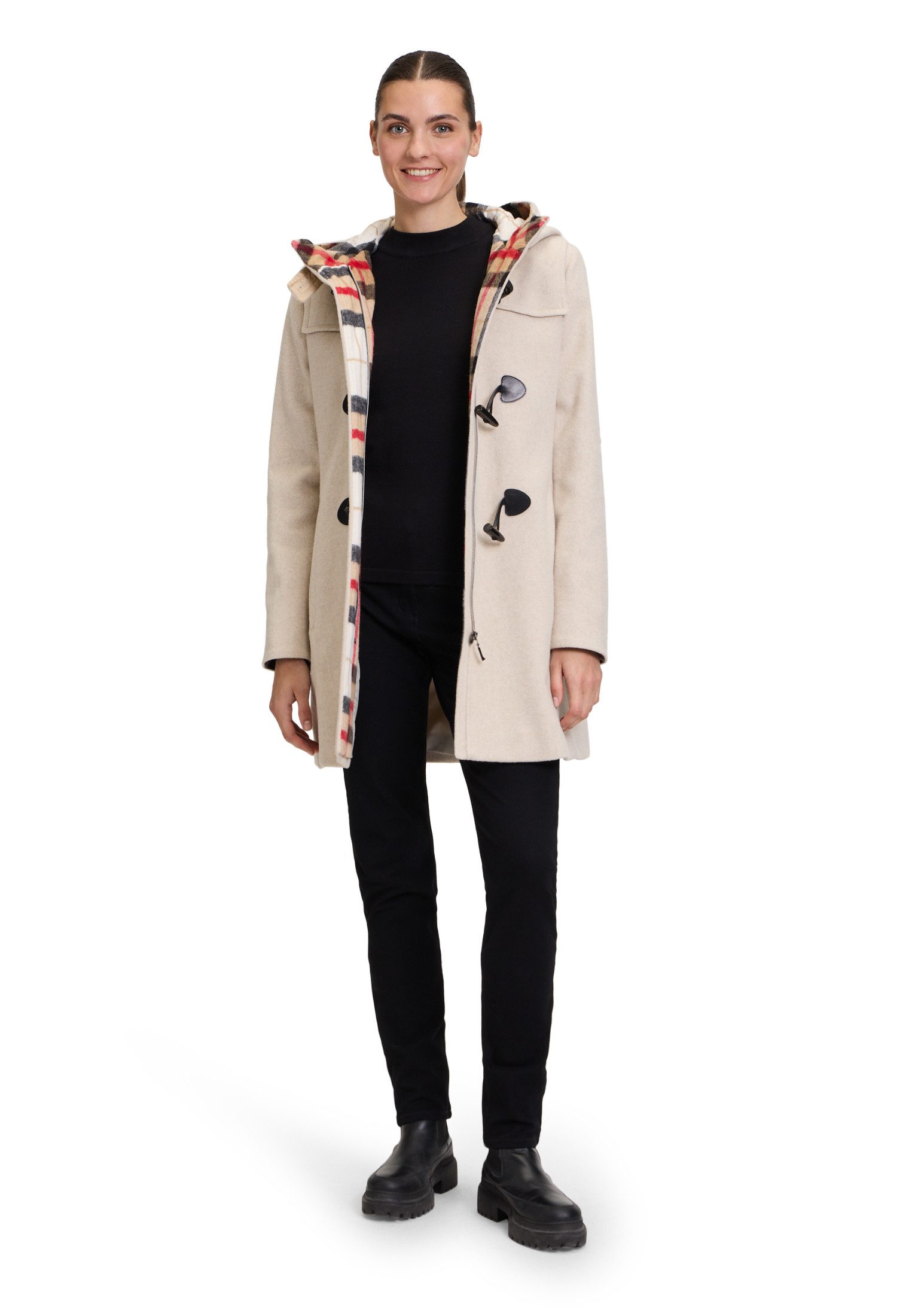 Gil Bret Duffelcoat met wol en capuchon