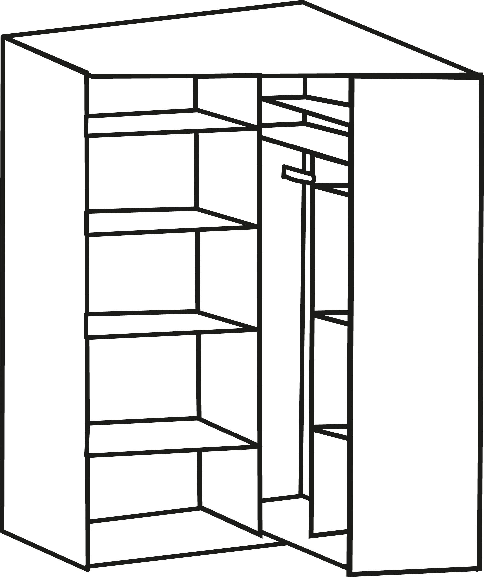 Wimex Hoekkledingkast Level by fresh to go