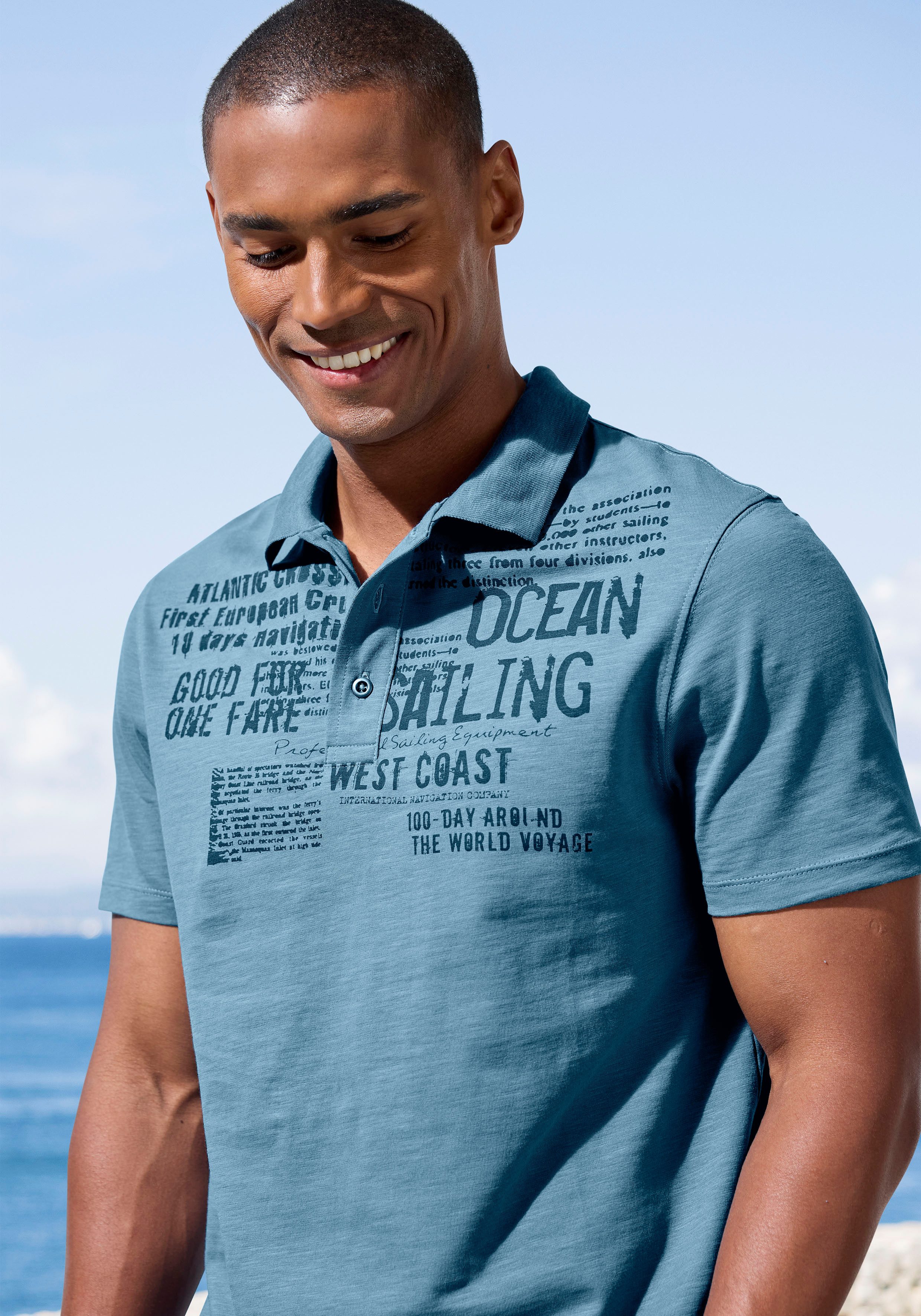 John Devin Poloshirt Met print