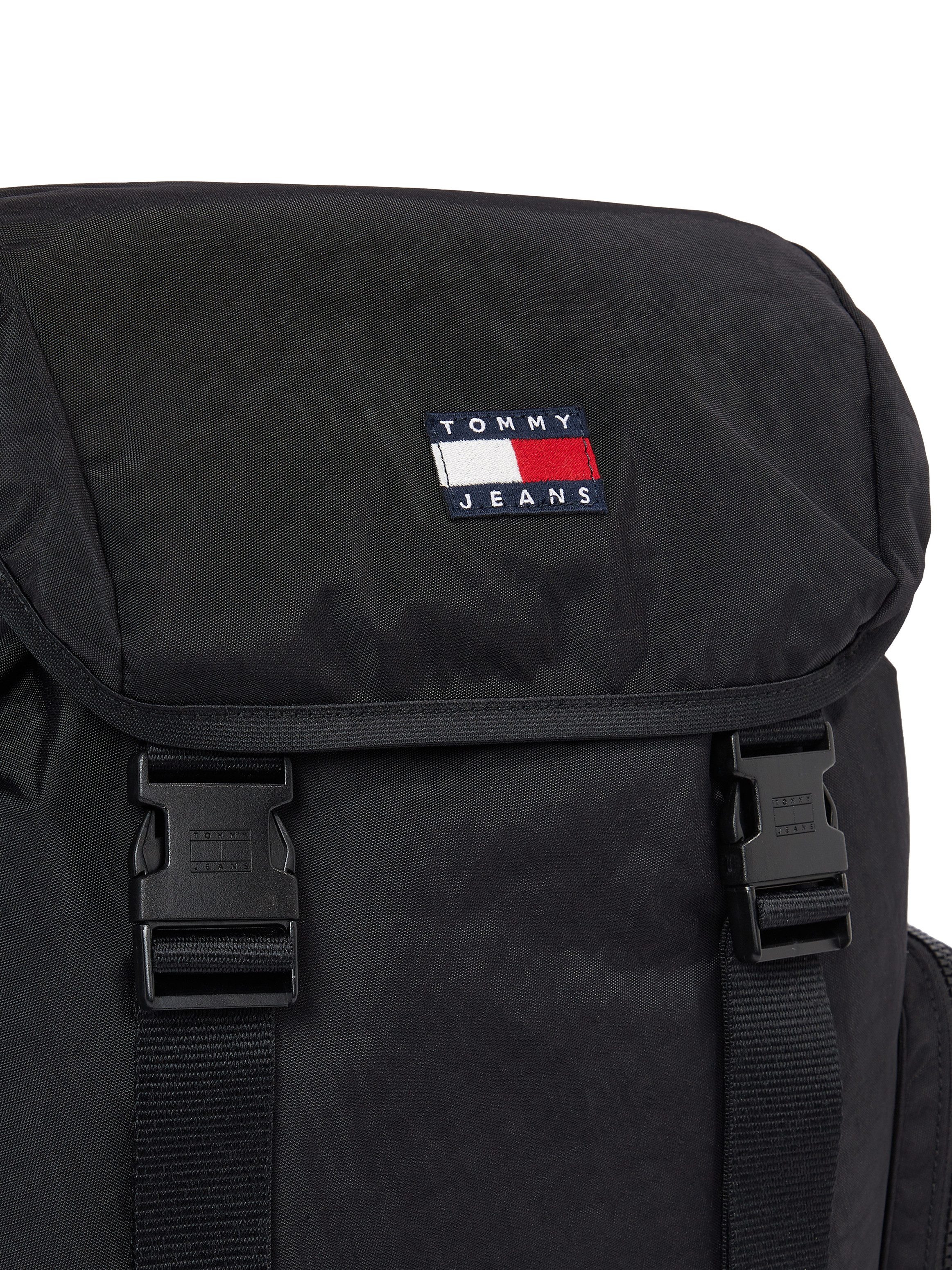 TOMMY JEANS Vrijetijdsrugzak TJM DAILY ELEVATED FLAP BACKPACK , heren reistas, outdoor rugzak, reiserugzak met kliksluiting