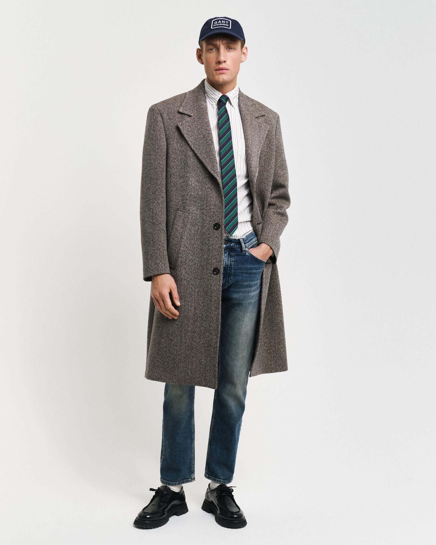 Gant Overhemd met lange mouwen REG OXFORD STRIPE SHIRT unisex, in lichte oxford-kwaliteit