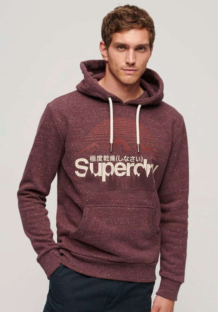 Superdry Comfortabele Herfst Winter Sweatshirt Brown Heren