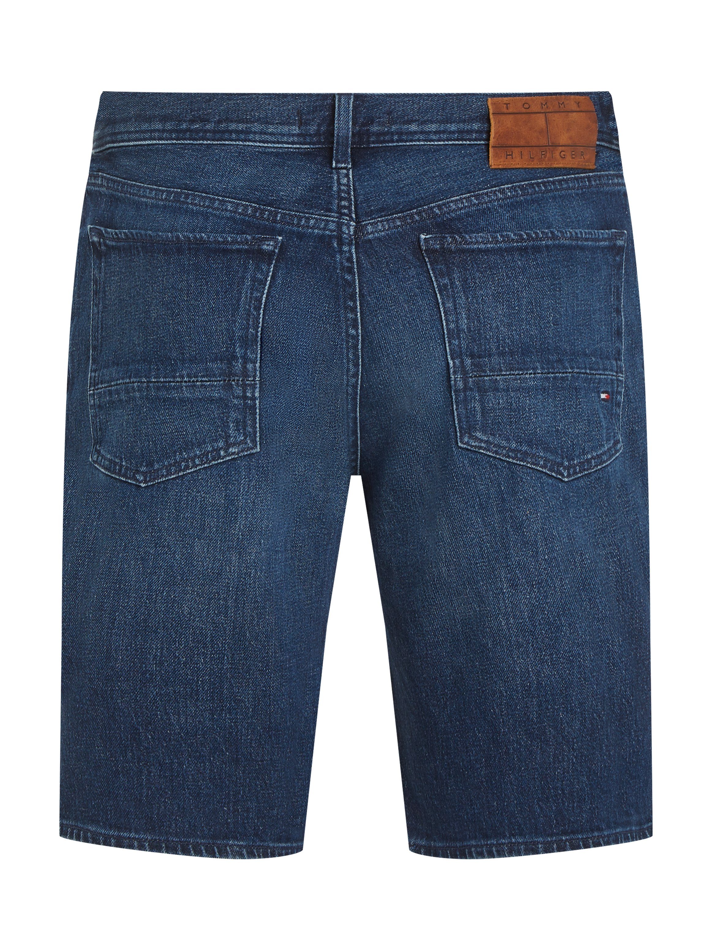 Tommy Hilfiger Jeansshort BROOKLYN SHORT STR Vervagings-effect voor en achter