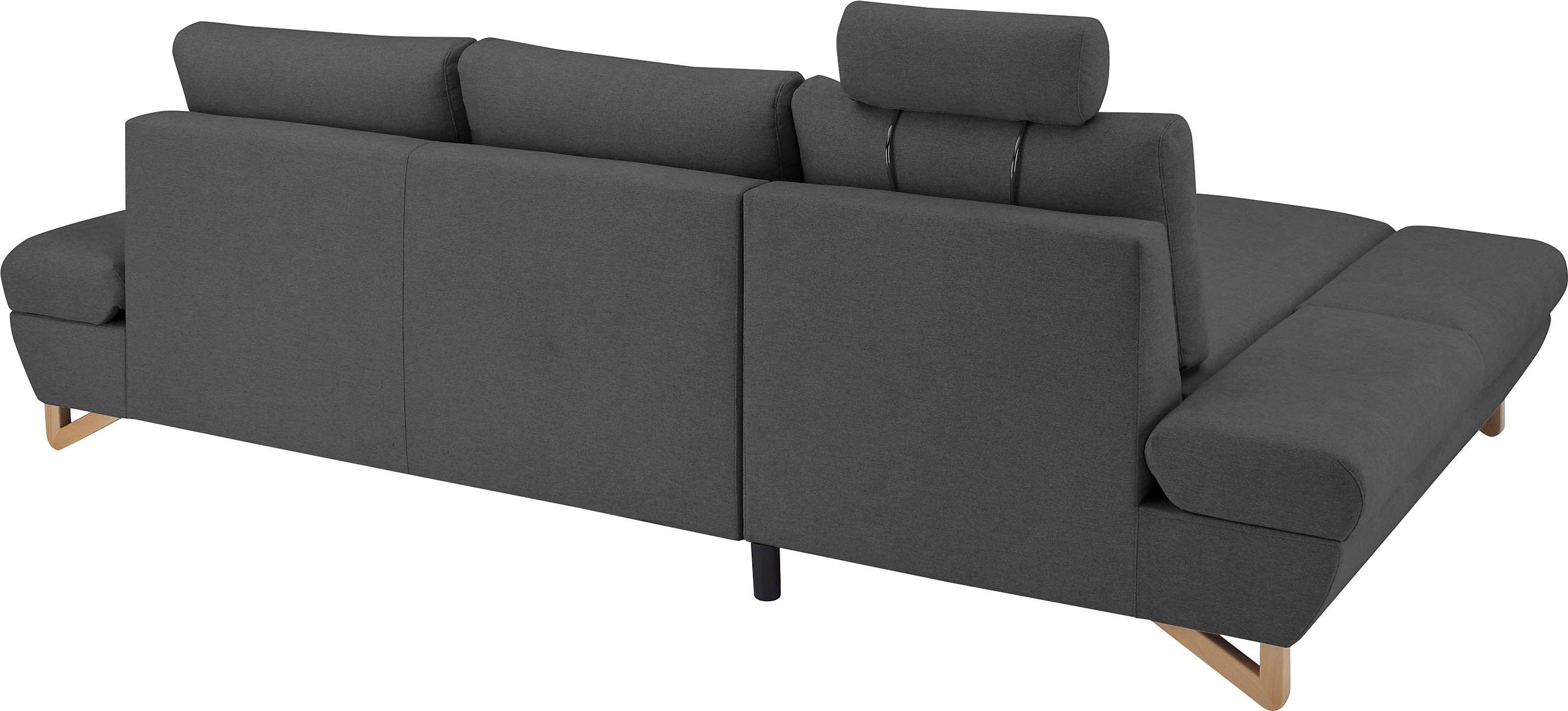 INOSIGN Slaapbank City/Giron comfortabele slaapbank (ligoppervlak 245 x 138 cm) en bedlade