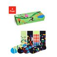 happy socks sokken into the park in aantrekkelijke verpakking (set, 4 paar) multicolor