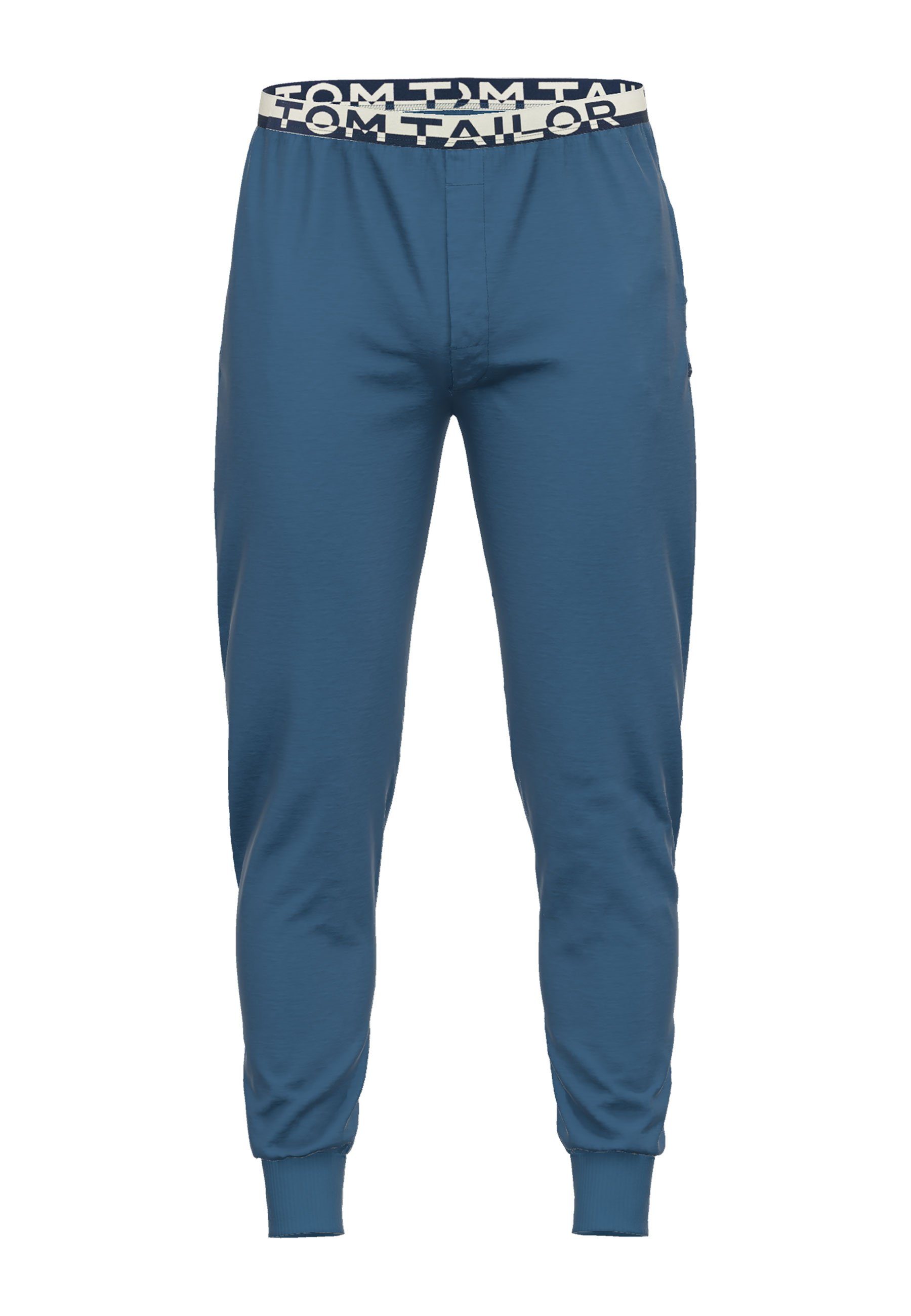 Tom Tailor Pyjamabroek BRÜGGE met zijzakken en logo tailleband