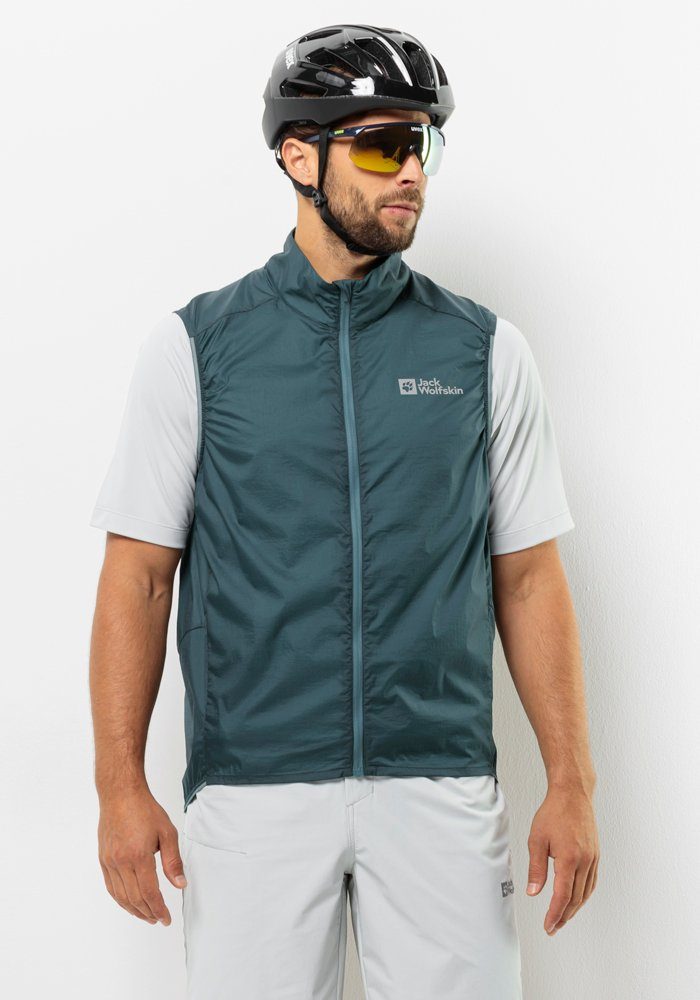 Jack Wolfskin Gravex Wind Vest Men Outdoor-bodywarmer Heren XXL emerald