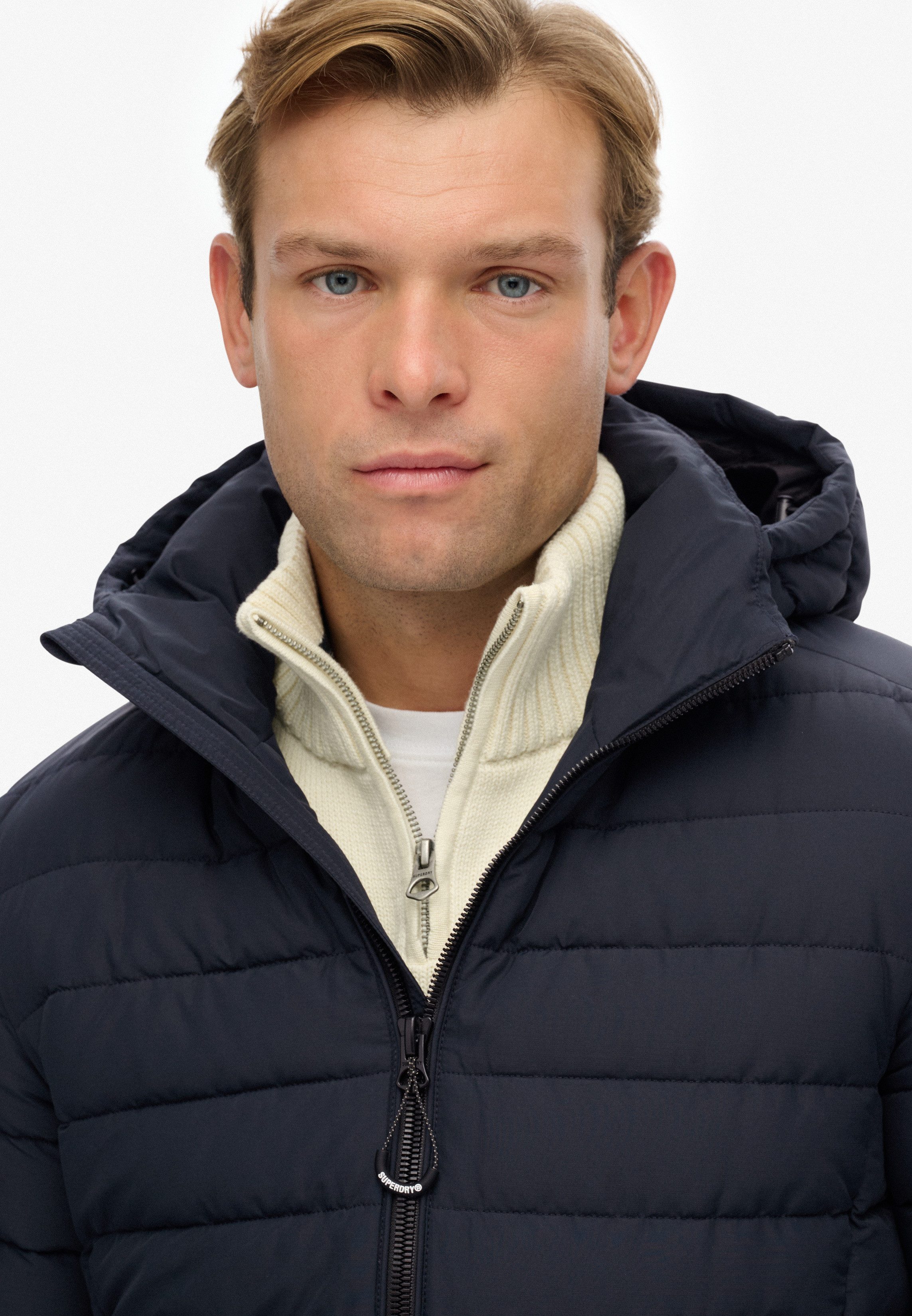 Superdry Gewatteerde jas HOODED FUJI PADDED JACKET