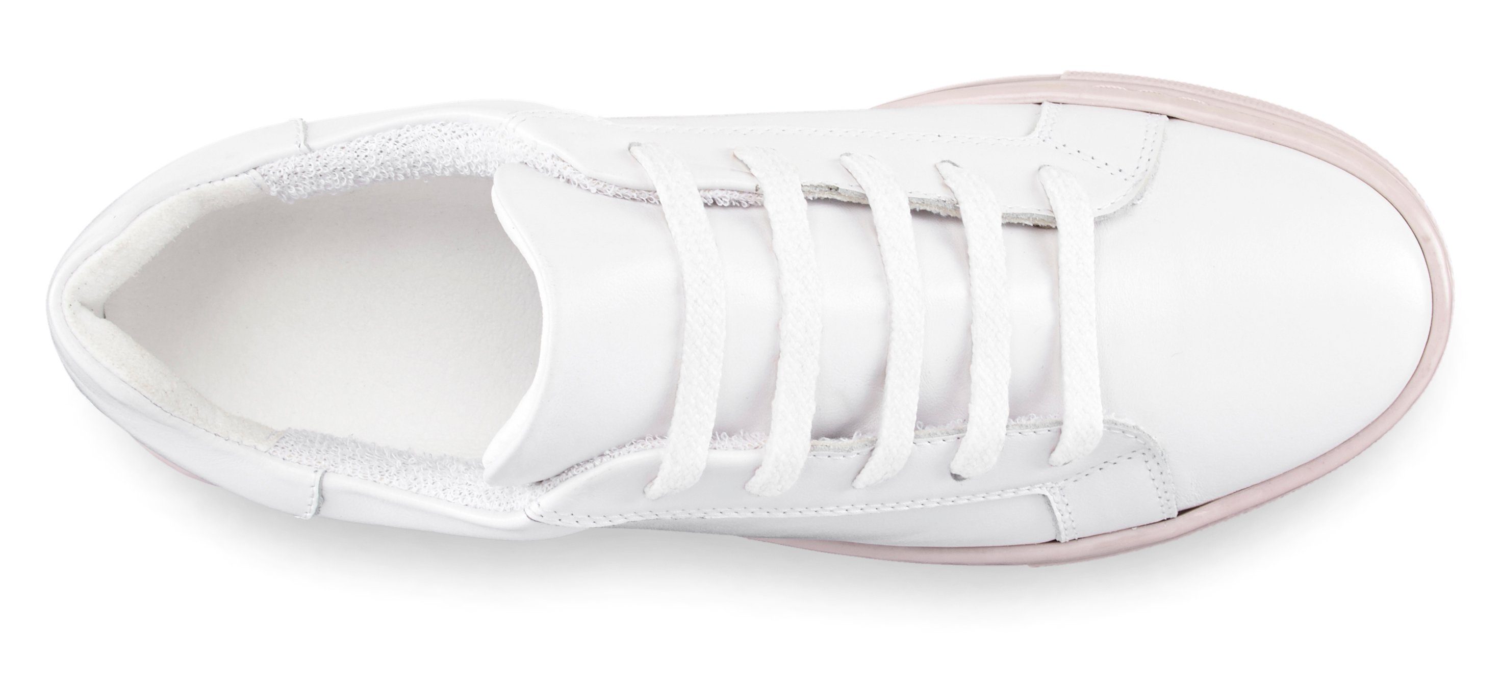 Elbsand Sneakers Veterschoen, vrijetijdsschoen, leer, zachte frotté binnenvoering