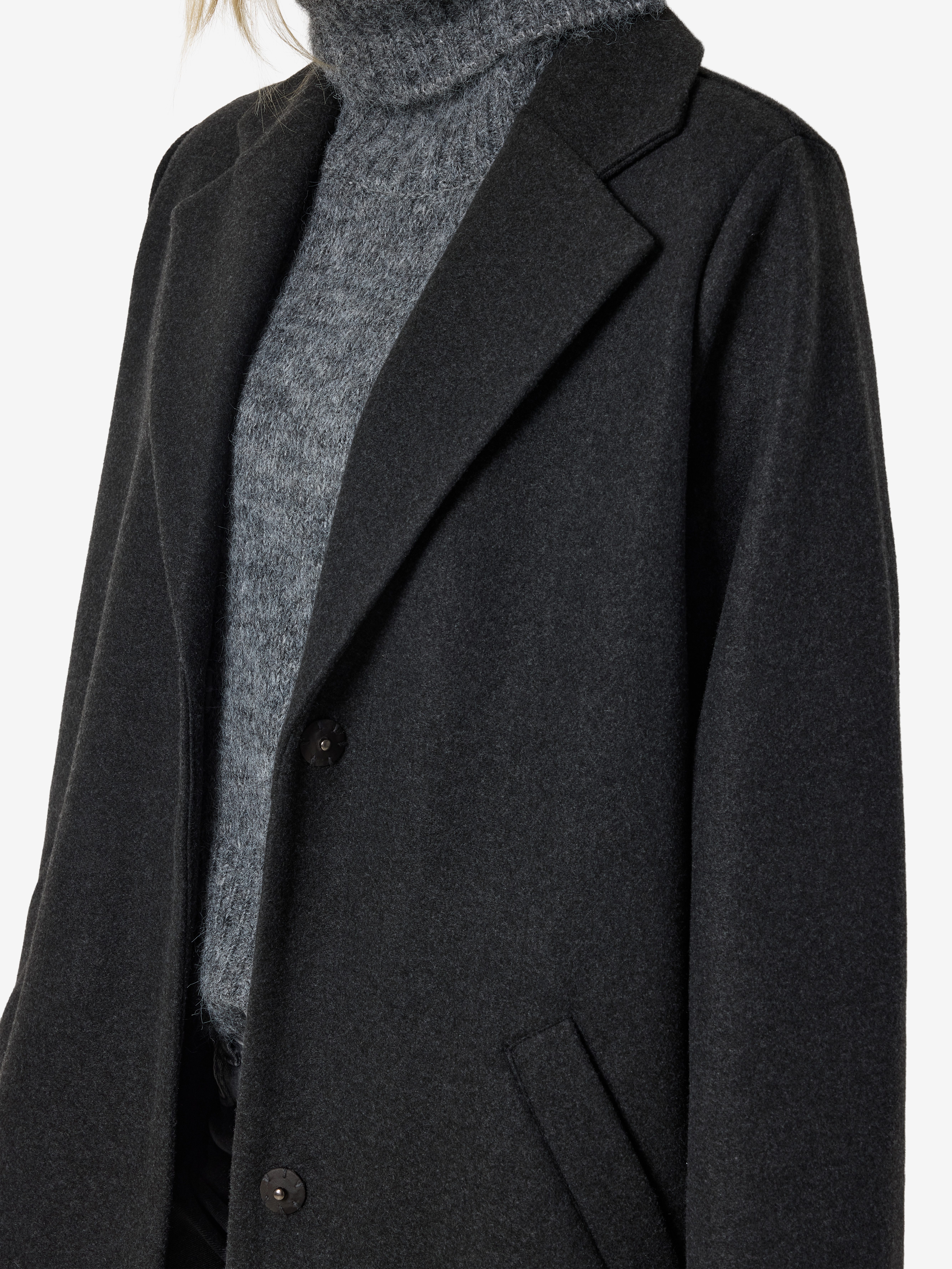 Noisy may Lange jas NMCADDY L/S LONG COAT FWD NOOS
