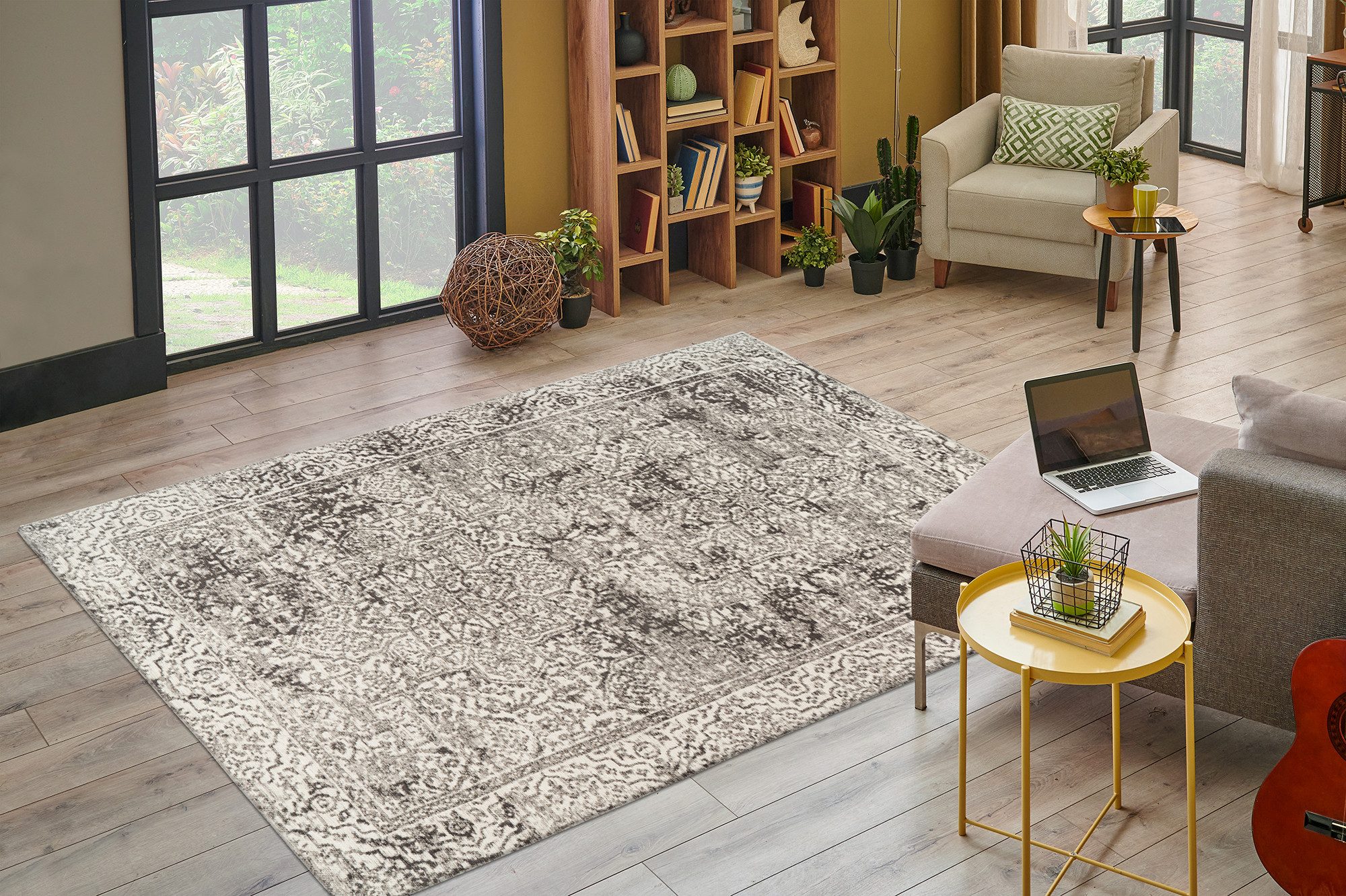 Kayoom Vloerkleed Davis 225 elegant ontwerp, onderhoudsvriendelijk, neutrale kleuren