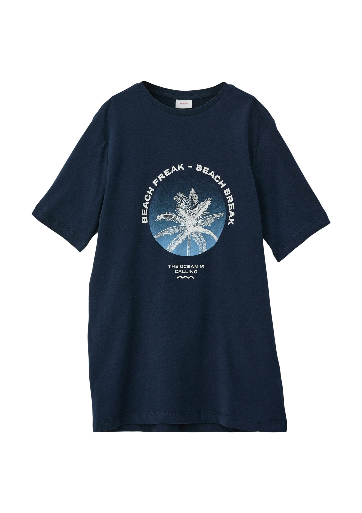 S.Oliver RED LABEL Junior Shirt met ronde hals met grafische print