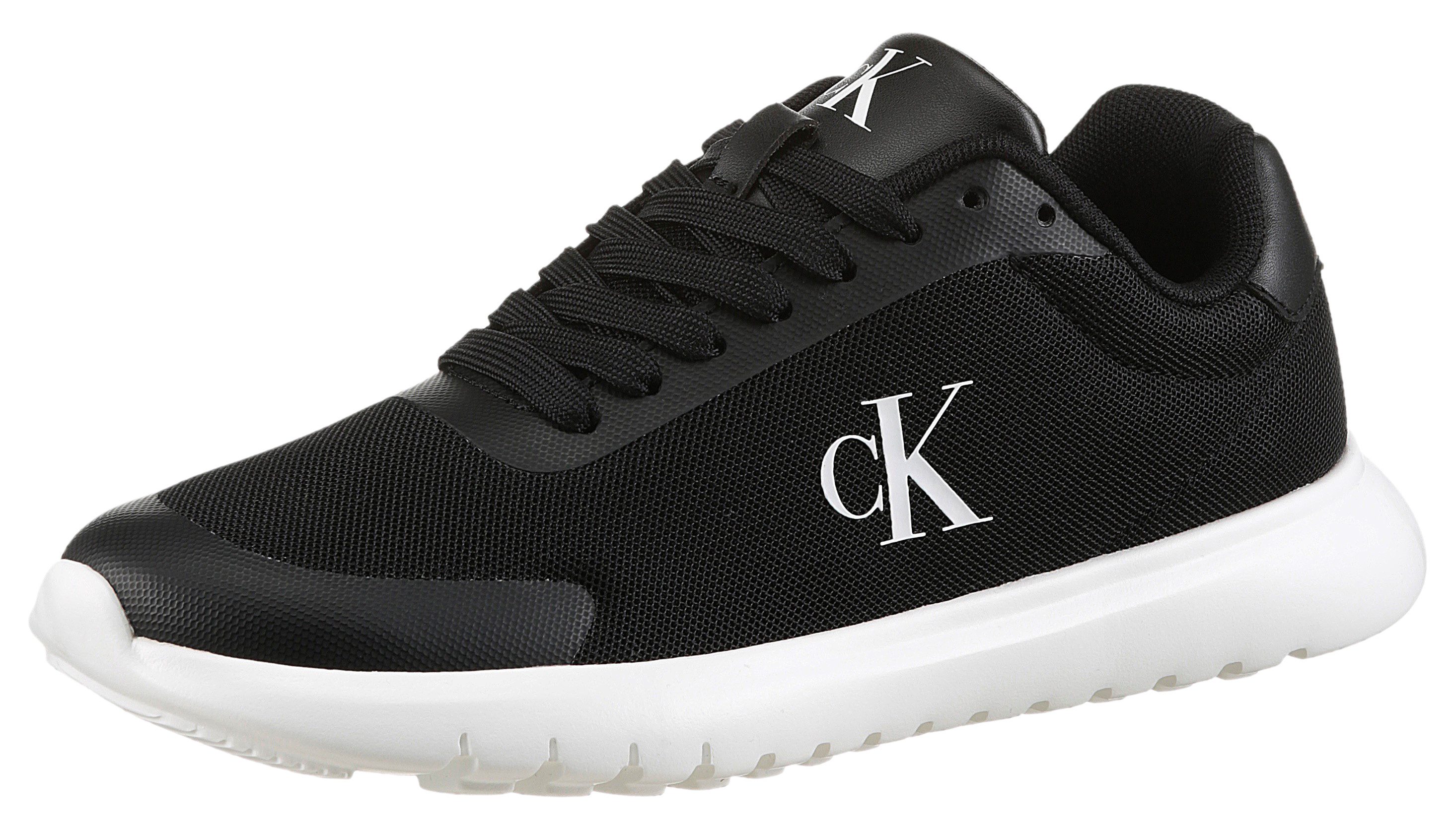 Calvin Klein Sneakers met sleehak 3 EVA RUNNER MESH WN , vrijetijdsschoen, lage schoen, veterschoen met logo-opdruk