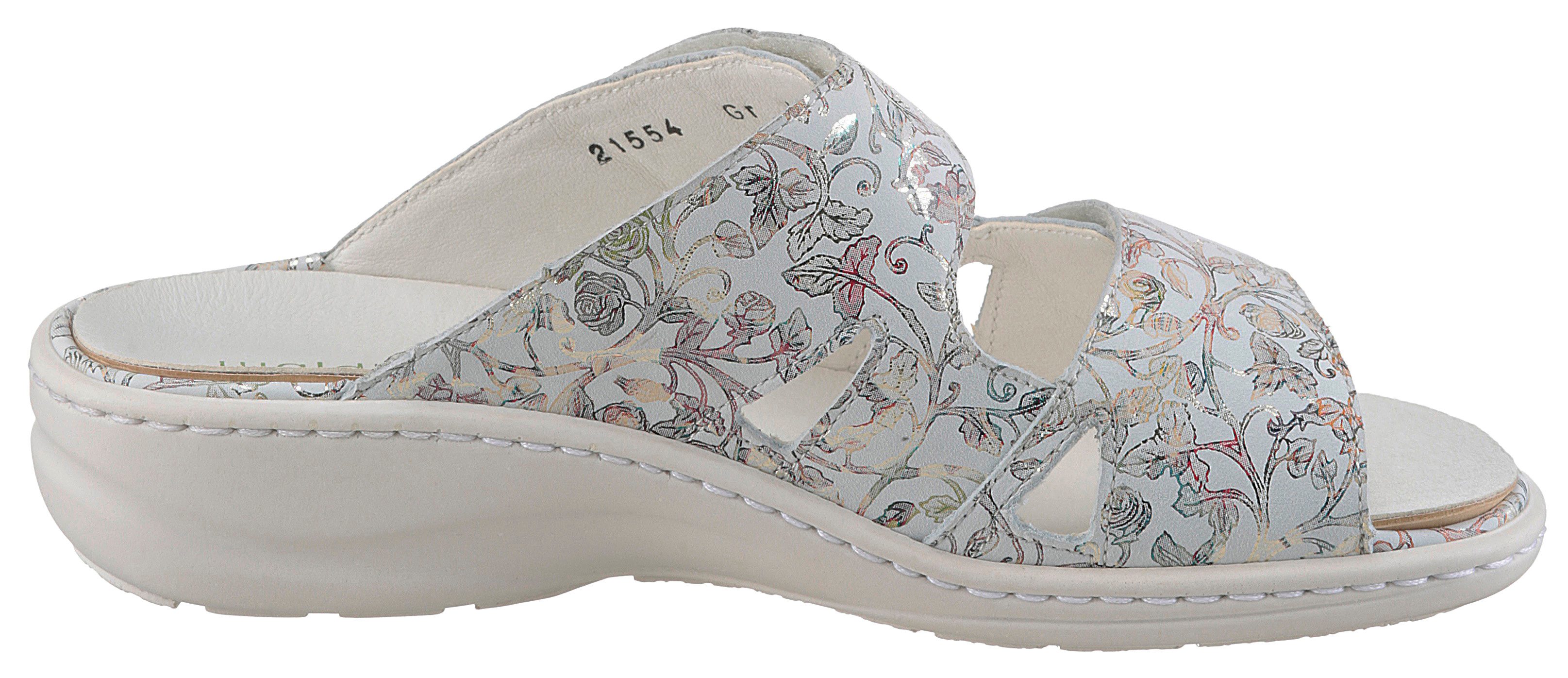 Waldläufer Slippers HERIA Zomerschoen, comfort schoen, pantoffel in breedte H, met klittenbandsluiting