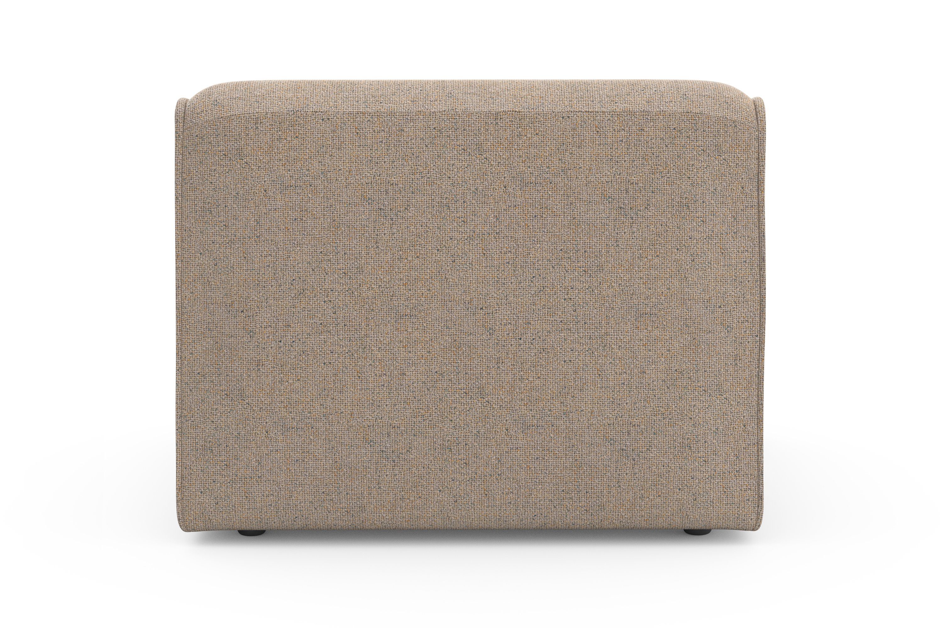 RAUM.ID Fauteuil Merid sofa-middenelement, afmetingen B/D/H: 84/97/46 cm als module of apart te gebruiken, voor individuele samenstelling