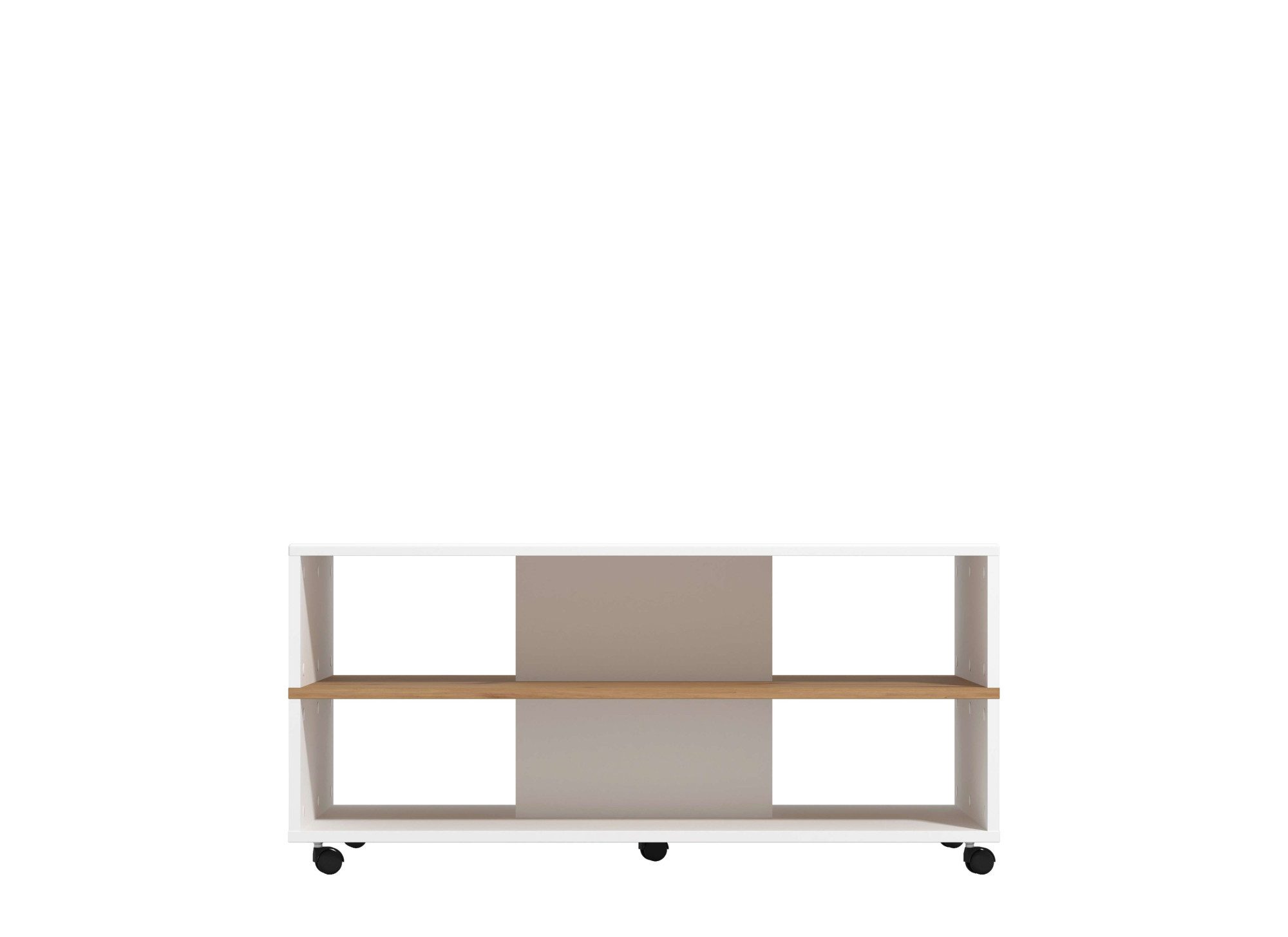 Home affaire Salontafel Savio salontafel, 101 cm, in trendy kleuren, modern met plank, rechthoekig, artisan eik, ideaal voor kleine ruimtes