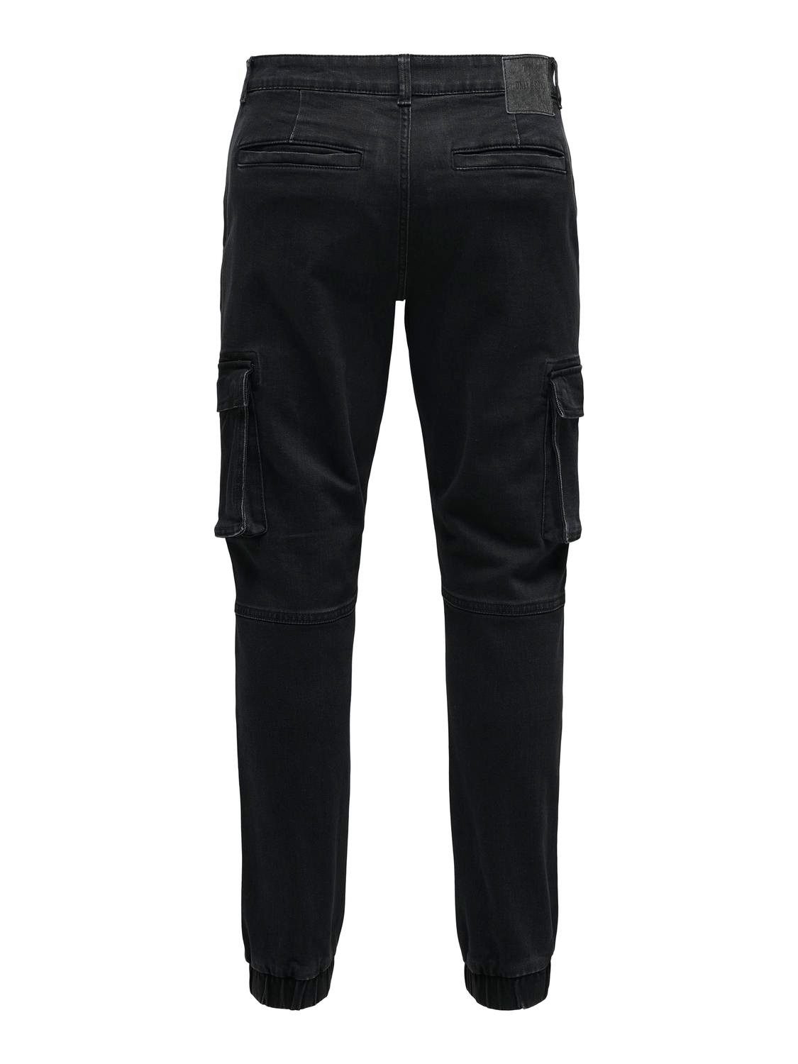 ONLY & SONS Cargo jeans ONSCAM STAGE CARGO LBD 0414 PIM DNM CS