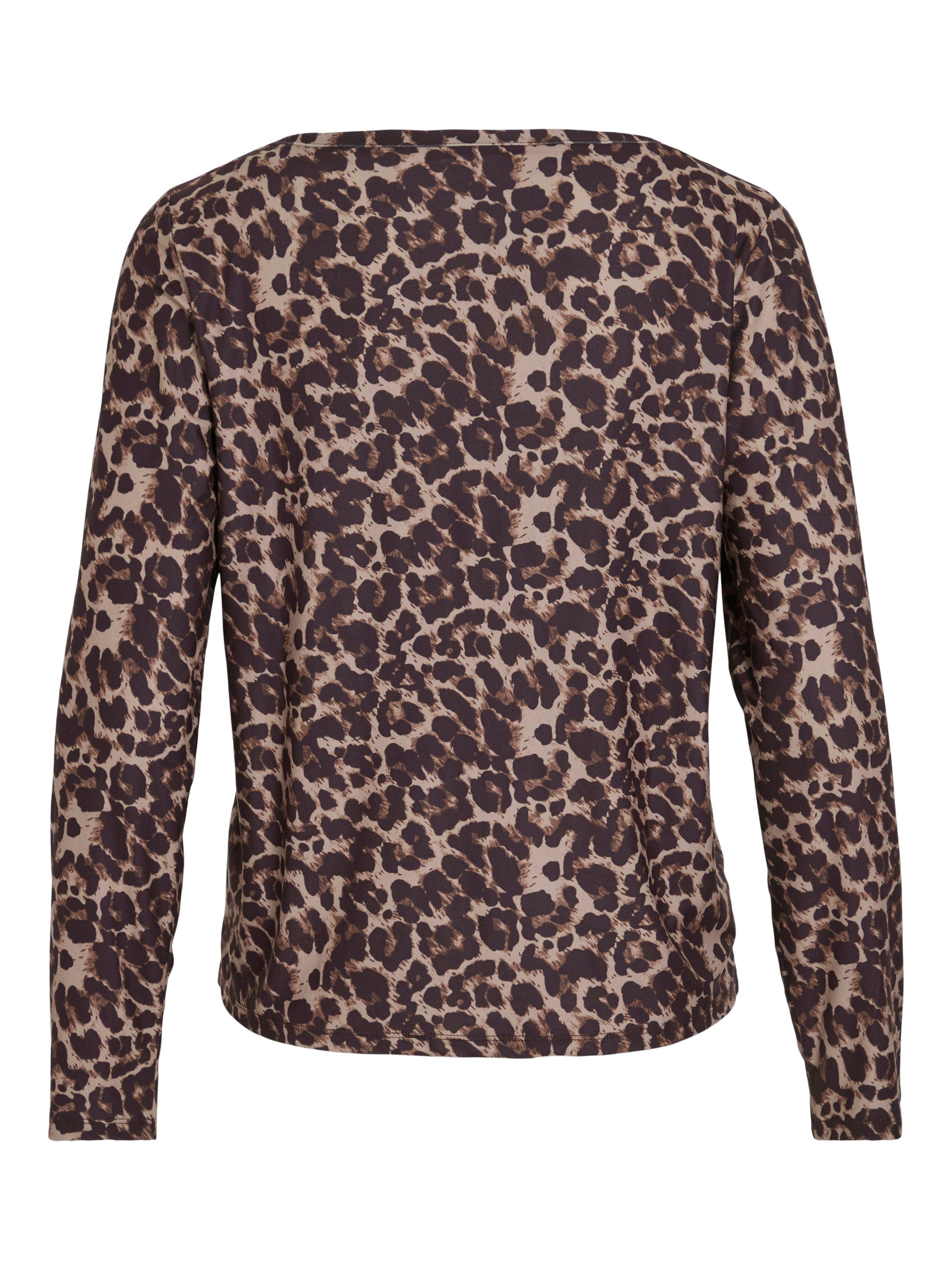 Vila Shirt met lange mouwen VILEOA BOATNECK L/S TOP - NOOS