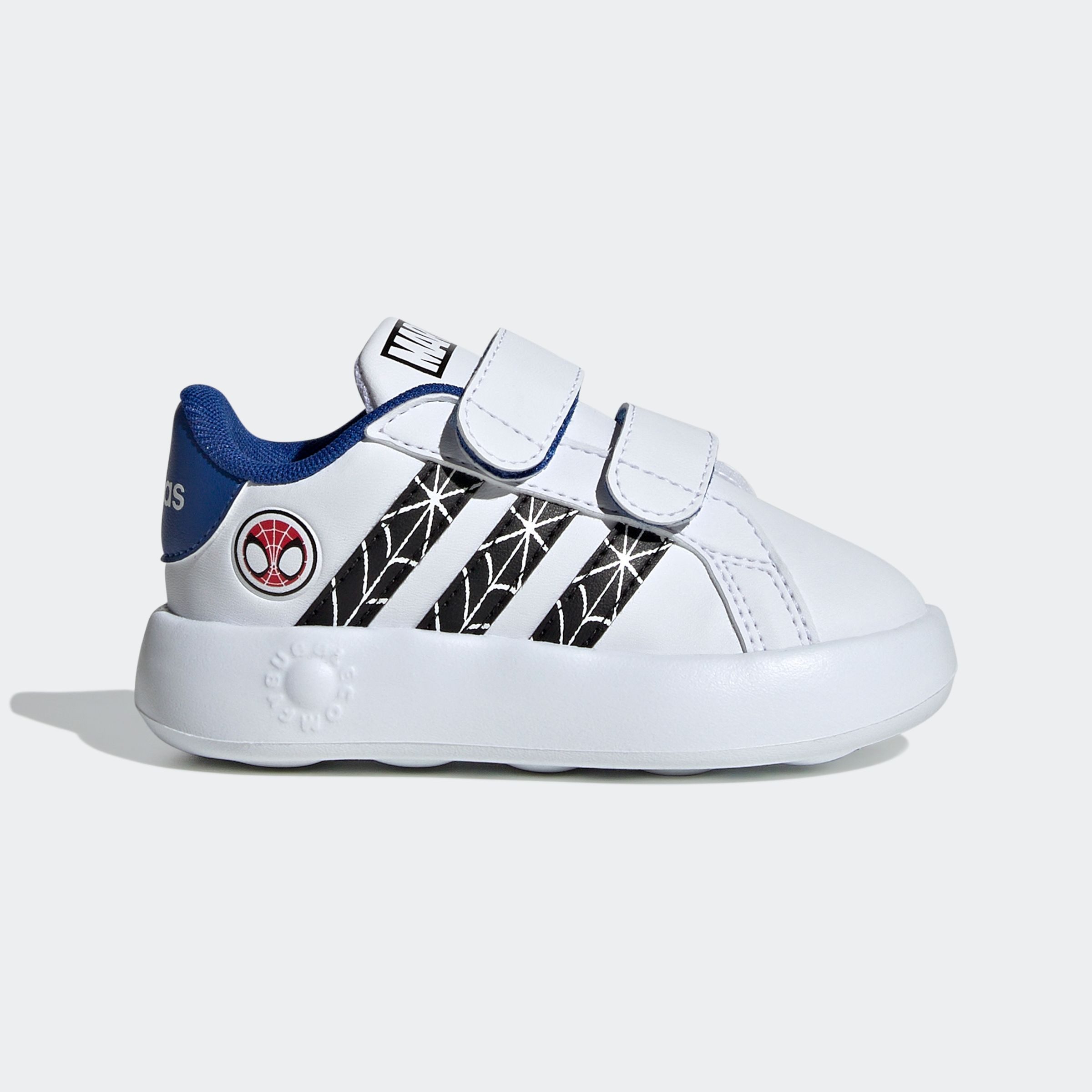 adidas Sportswear Klittenbandschoenen ADIDAS MARVEL SPIDER-MAN KINDER GRAND COURT SCHOEN Design geïnspireerd op de adidas Superstar, voor kinderen