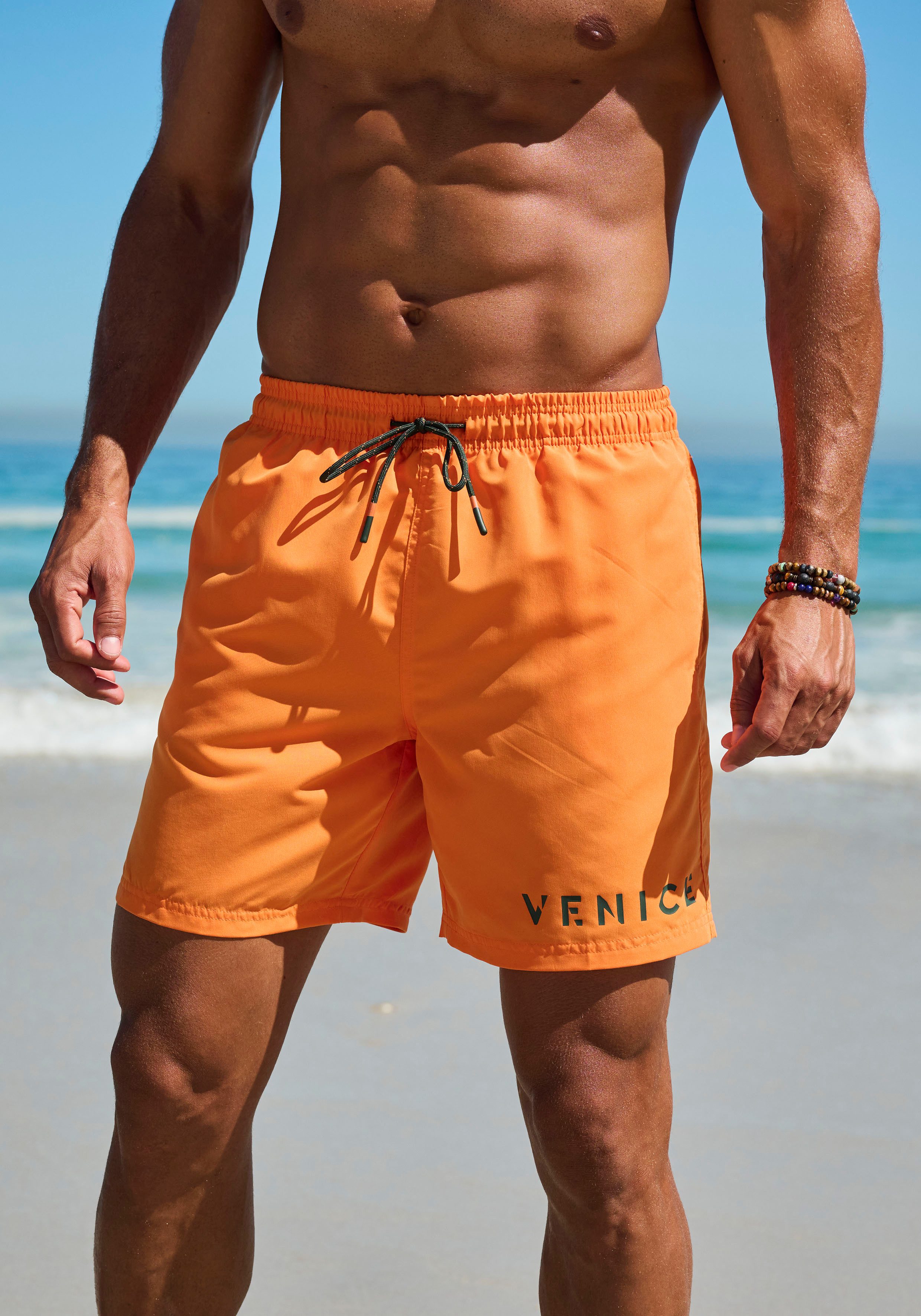 Venice Beach Zwemshort zij-instapzak met rits