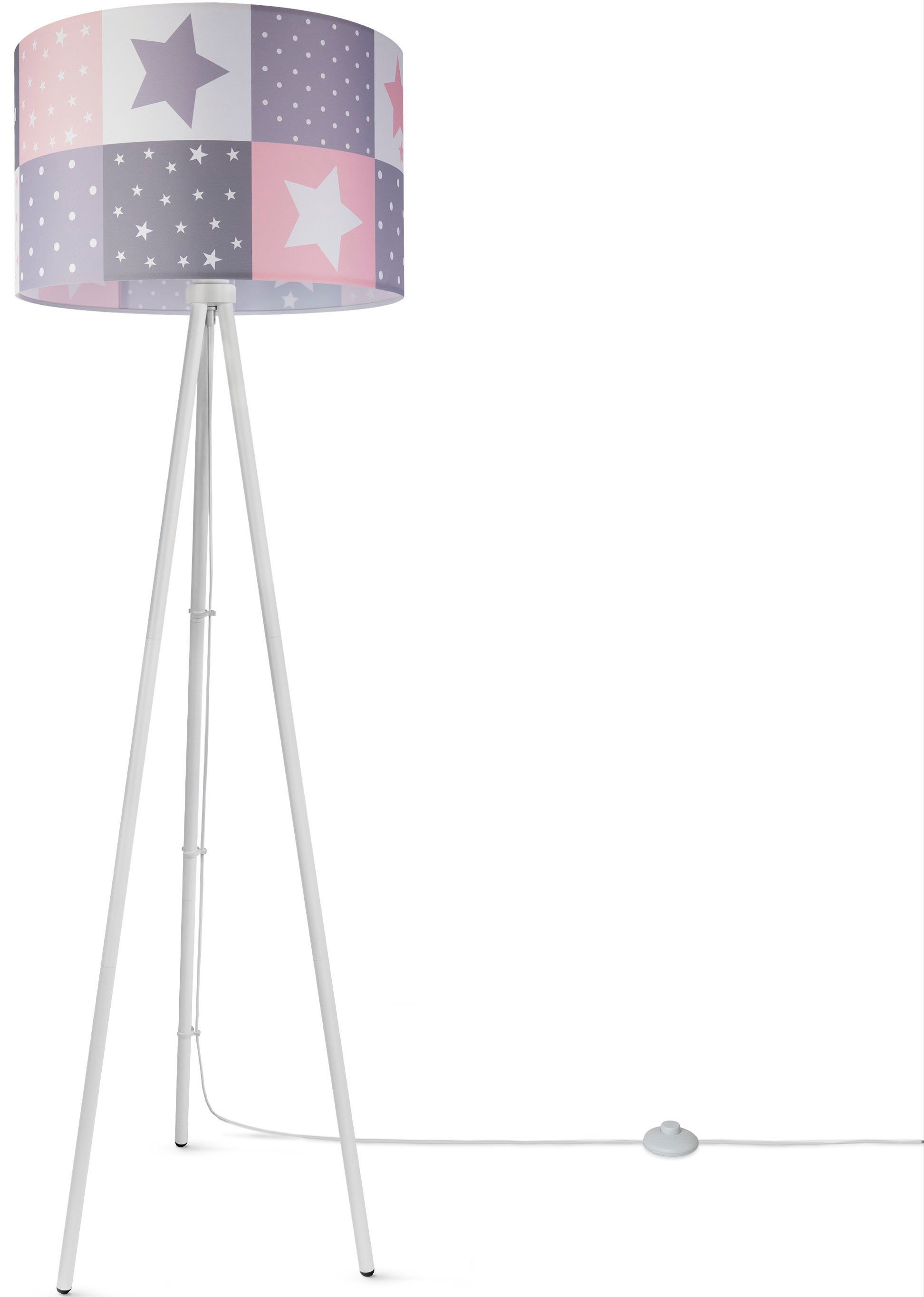 Paco Home Staande lamp Trina Cosmo Kinderlamp LED kinderkamer lamp sterren-motief, vloerlamp E27