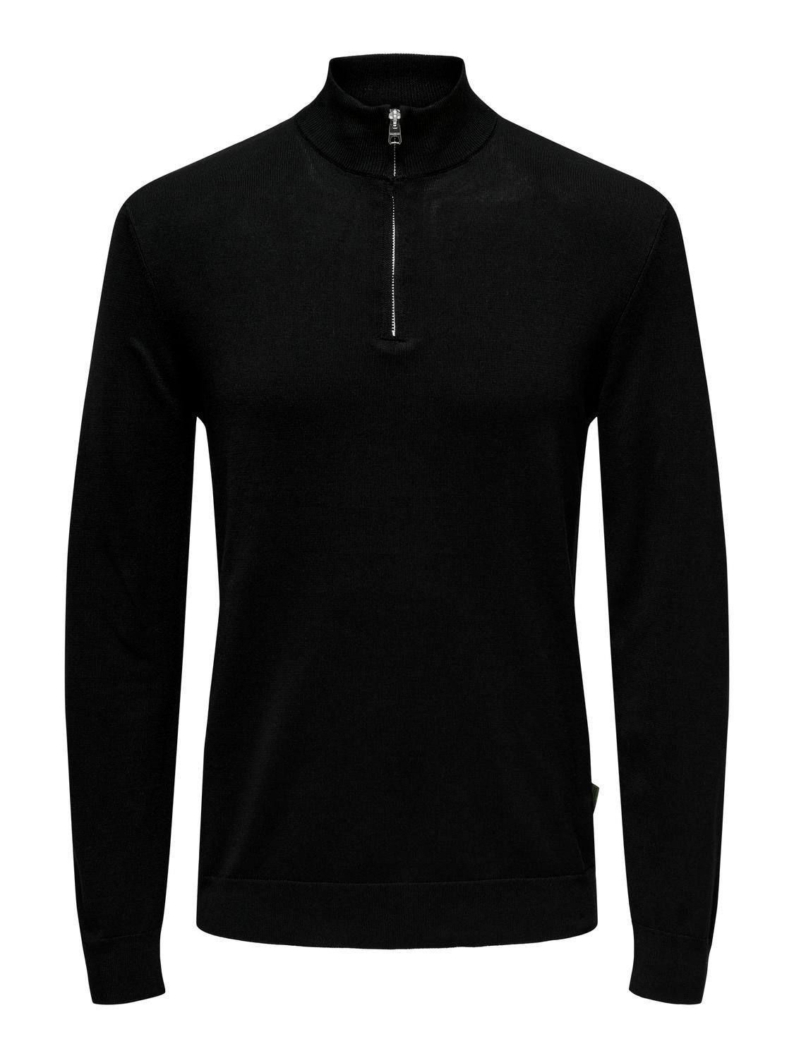 ONLY & SONS Gebreide trui ONSWYLER LIFE REG 14 HALF ZIP KNIT NOOS