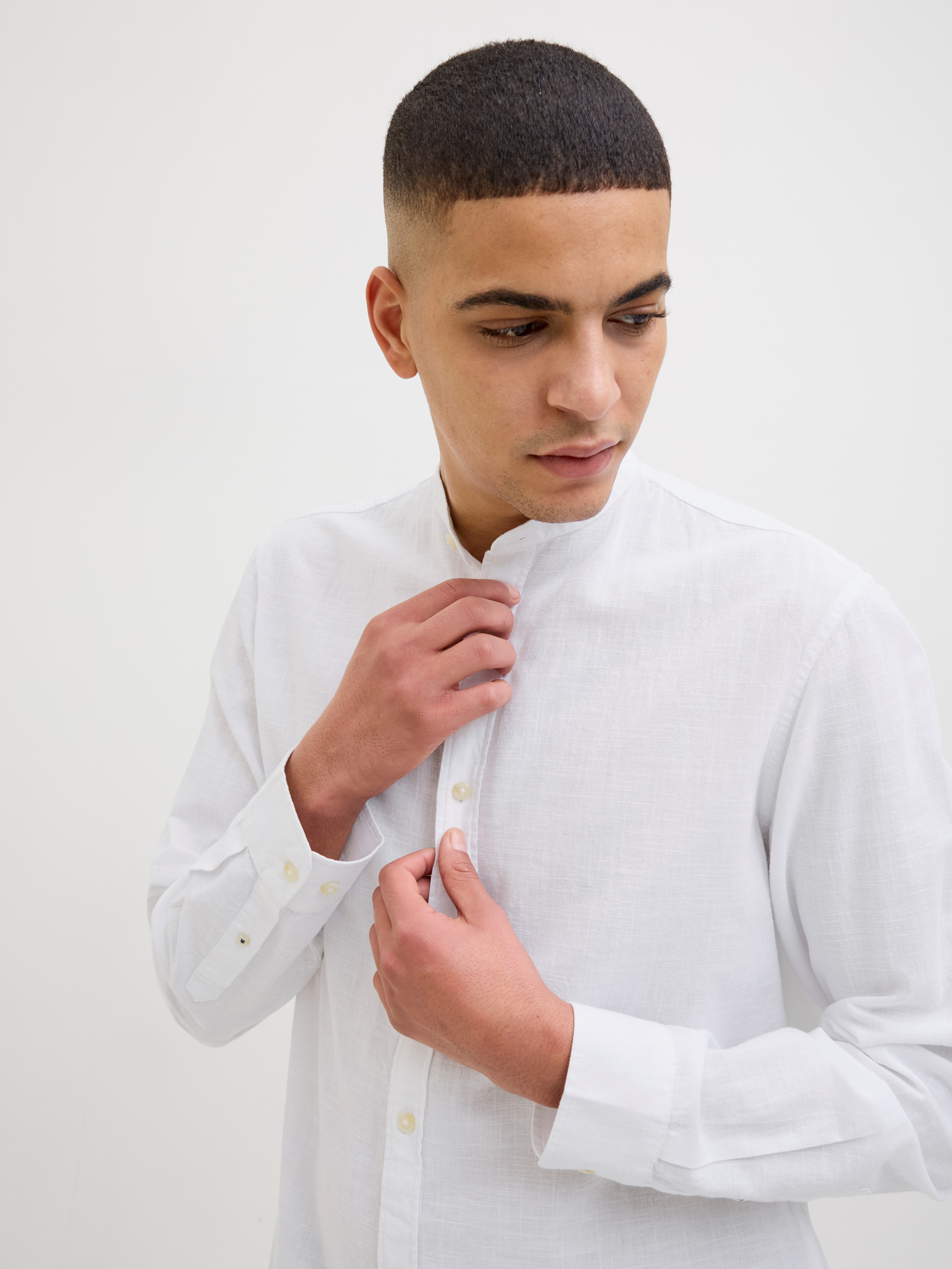 Jack & Jones Overhemd met lange mouwen JJESUMMER BAND SHIRT LS SN